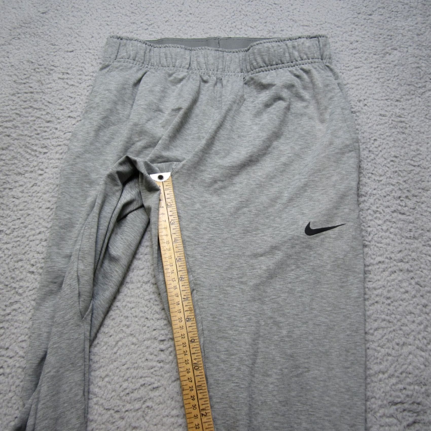 Nike Nike Yoga Jogger Mens S Gray Performance Sweat Thermo Lightweight Travel Size US 29 - 5 Thumbnail