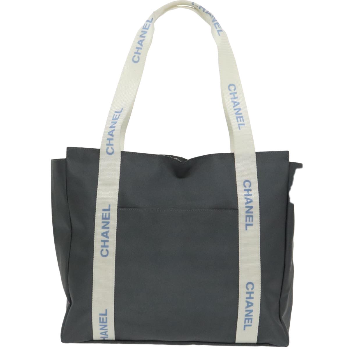 Chanel Grey Synthetic Tote Bag (Pre-Owned) Size ONE SIZE - 1 Thumbnail