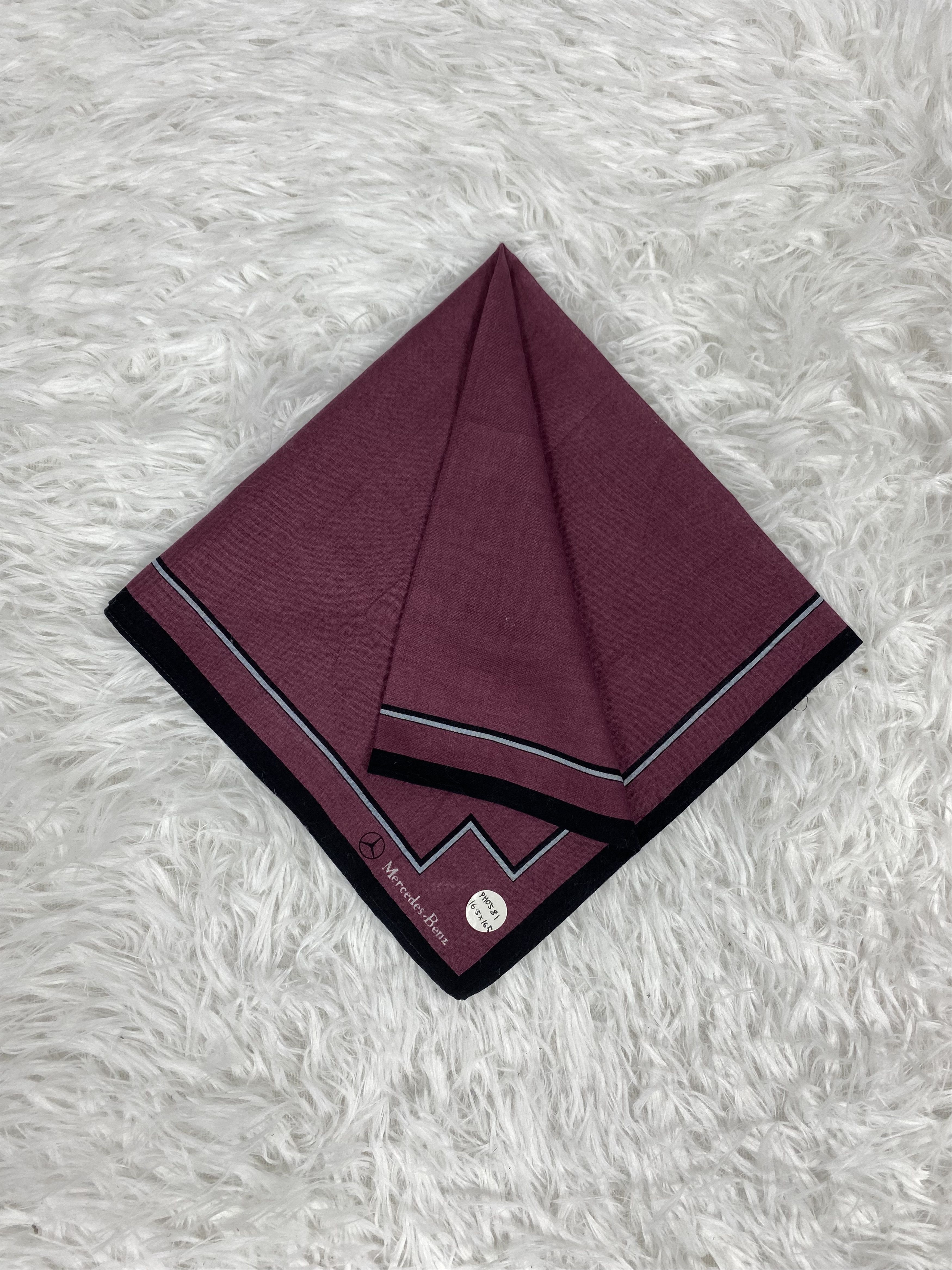 Mercedes-Benz Vintage Mercedes Benz Handkerchief Neckerchief PH0581 Size ONE SIZE - 1 Thumbnail
