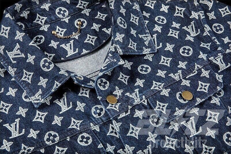Louis Vuitton LOUIS VUITTON X KIM JONES DENIM MONOGRAM JACKET Size US L / EU 52-54 / 3 - 4 Thumbnail