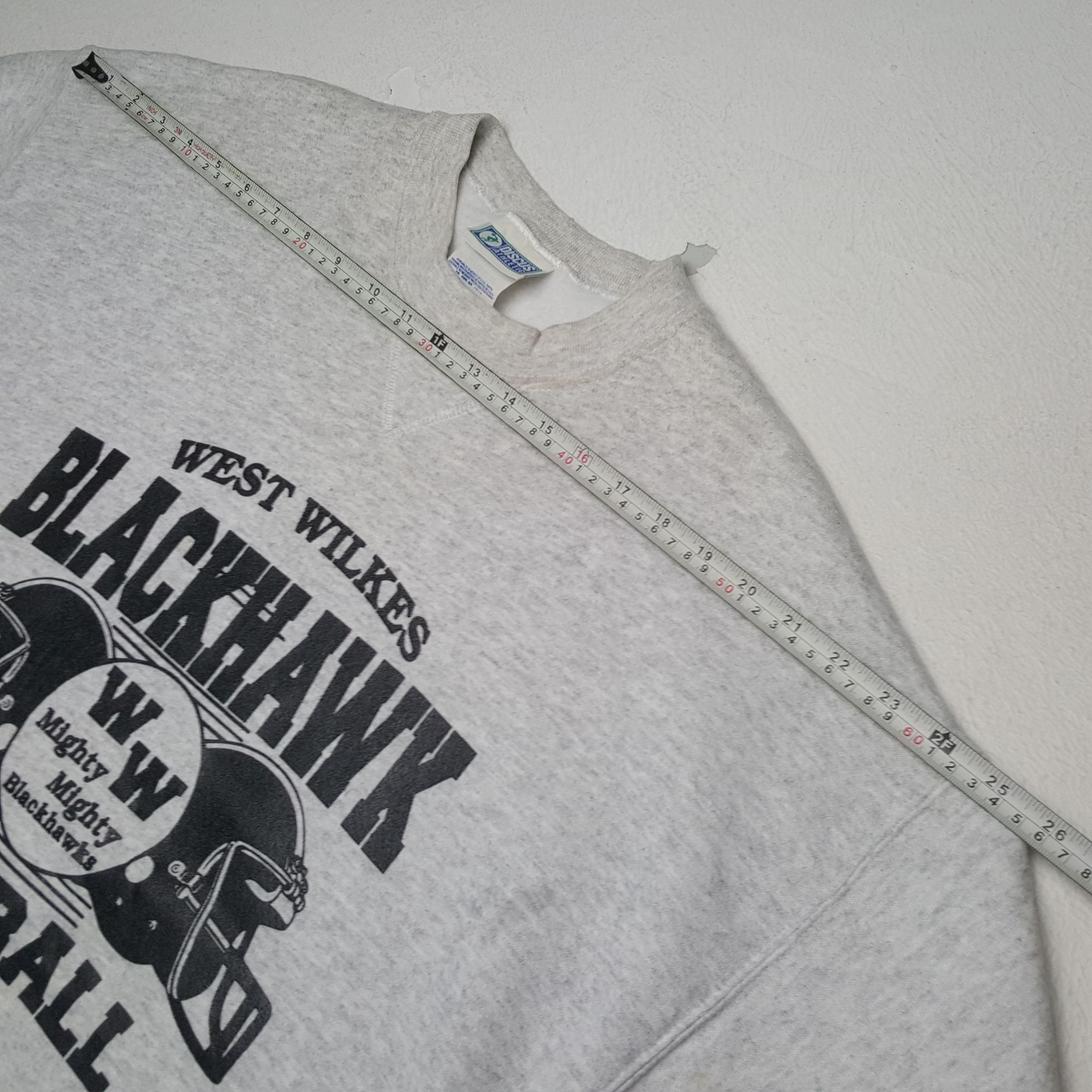 NFL × Vintage WEST WILKES BLACKHAWK Football Sports Sweatshirt Size US L / EU 52-54 / 3 - 4 Thumbnail