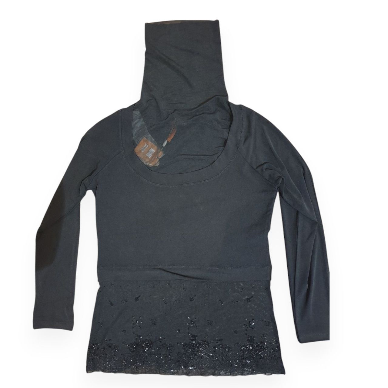 Cop Copine Cop Copine Black Turleneck Longsleeve sz M Size M / US 6-8 / IT 42-44 - 1 Thumbnail