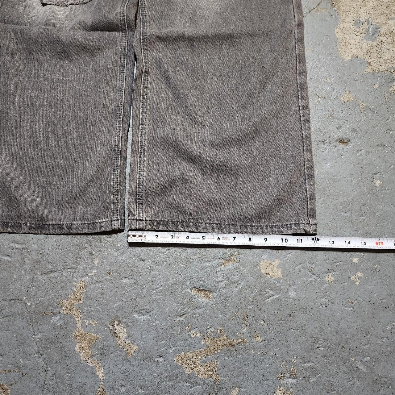 Japanese Brand grey distressed ripped faded baggy jeans y2k style Size US 28 / EU 44 - 4 Thumbnail
