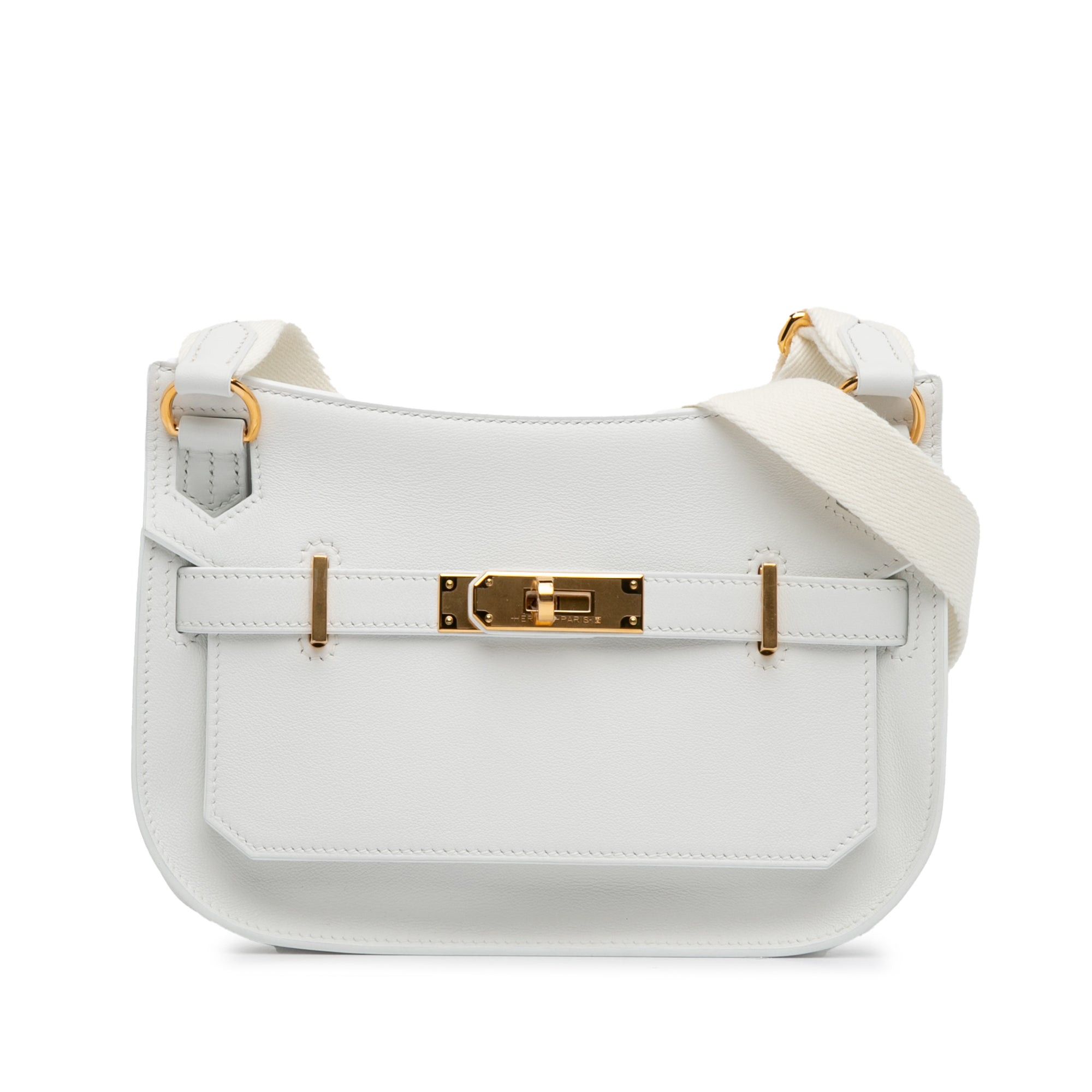 Hermes Hermès Evercolor Mini Jypsiére White Size ONE SIZE - 1 Thumbnail