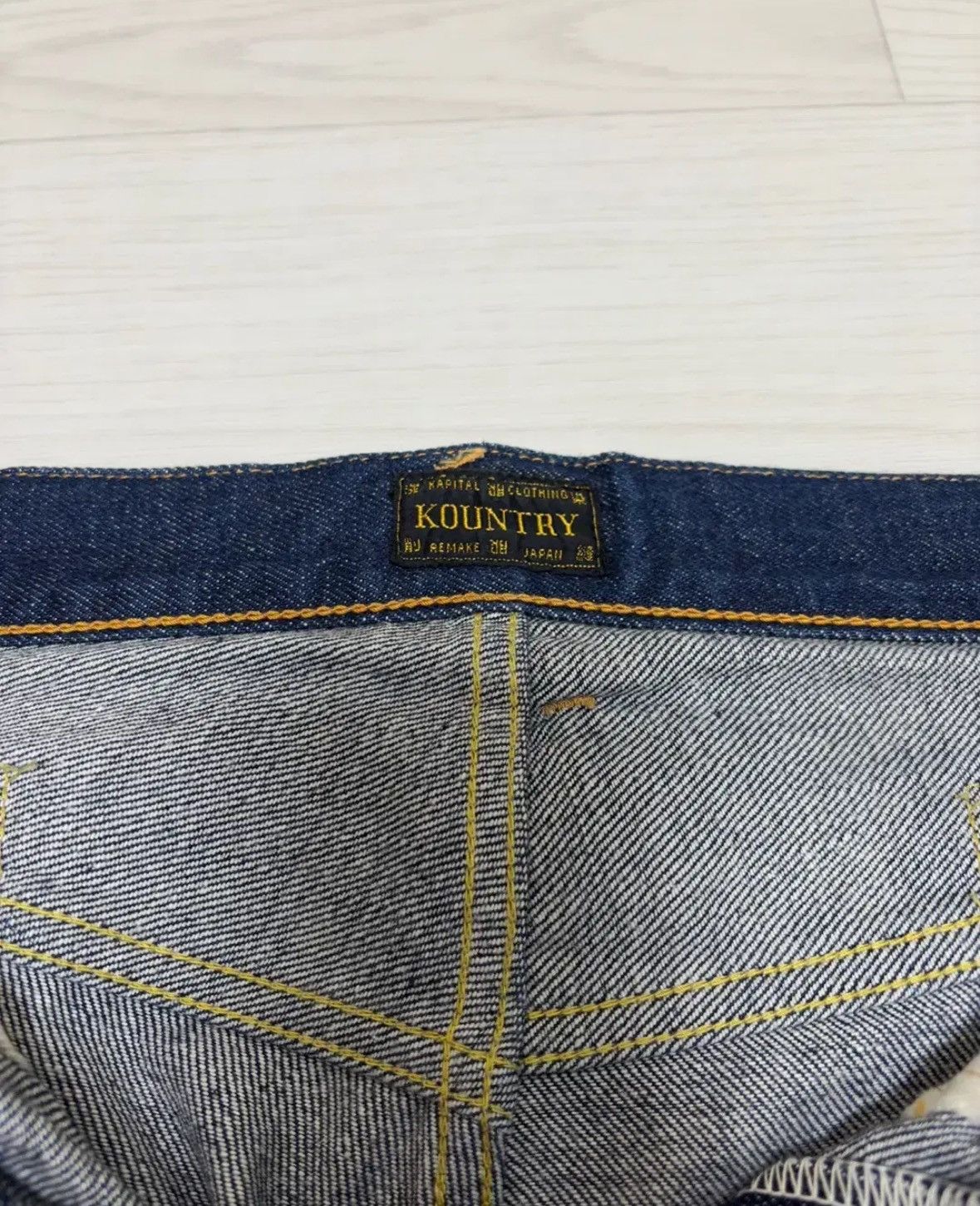 Kapital Kapital 12.5oz Bone Denim Pants Size US 34 / EU 50 - 7 Thumbnail