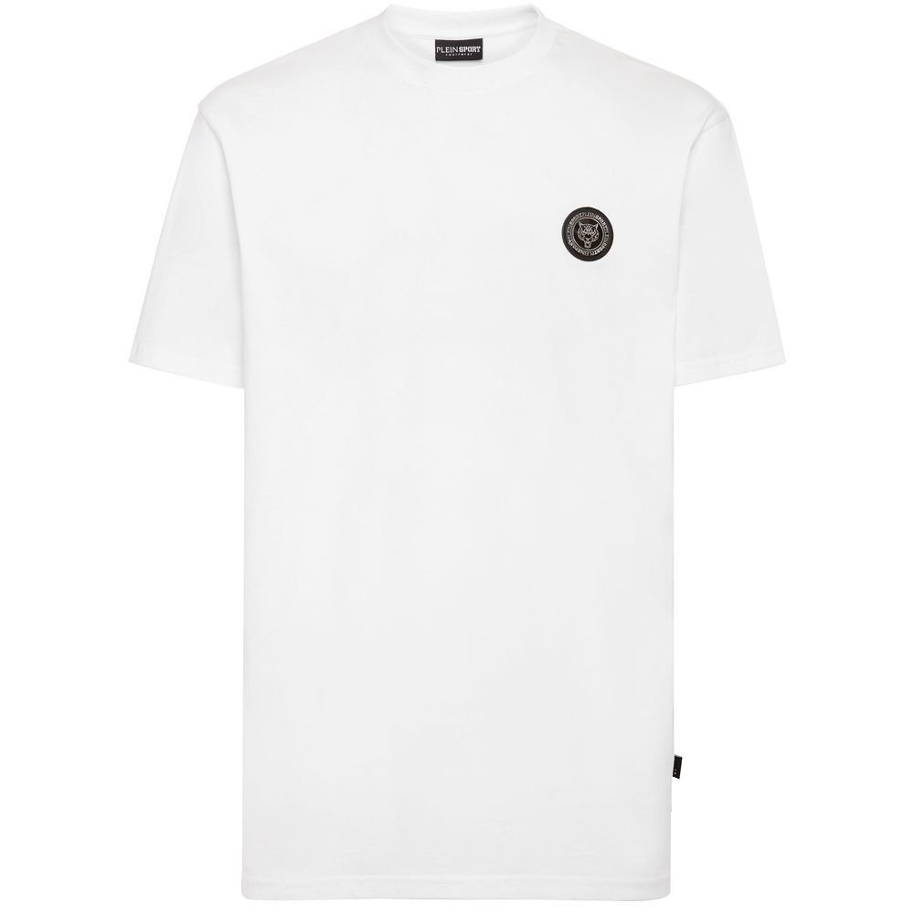 Plein Sport White Cotton Men T-Shirt main image 1