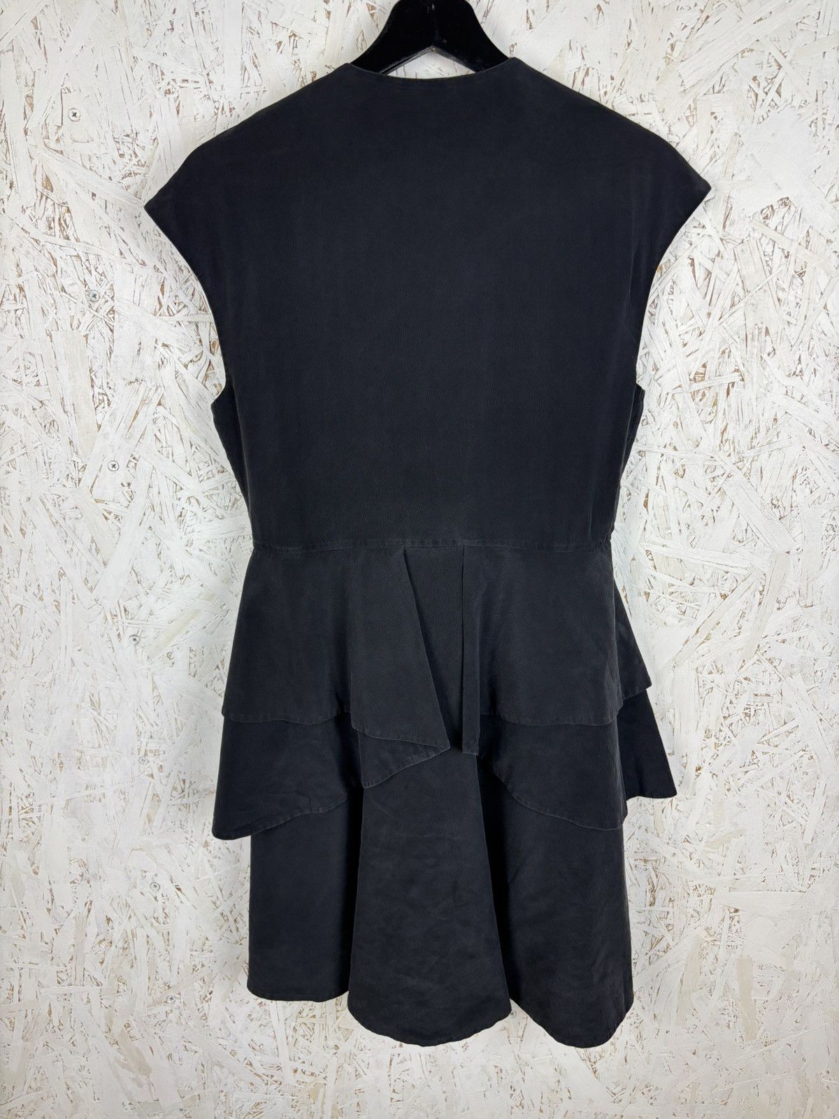 Miu Miu Vintage Miu Miu Silk Pleated Dress SS11 Black Size 40 Size S / US 4 / IT 40 - 5 Thumbnail