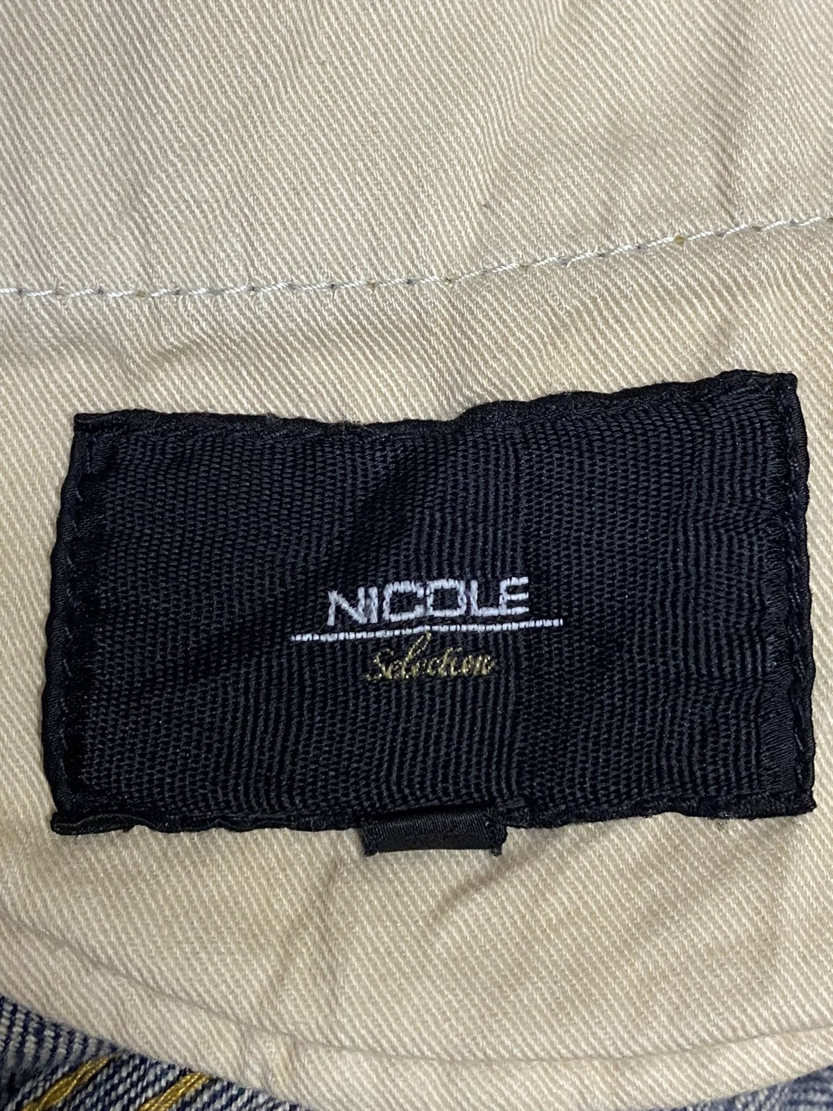 Nicole Club Vintage Japanese Brands Faded Wash Distressed Loose Jeans Size US 34 / EU 50 - 12 Thumbnail