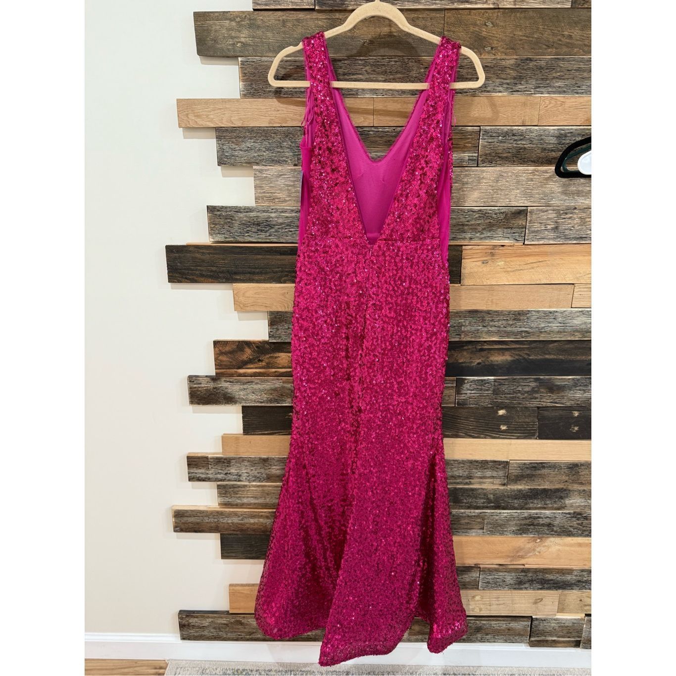 Other Morgan & Co New Chloé Sequined Gown Dress stretch Sz 7 fit s Size M / US 6-8 / IT 42-44 - 5 Thumbnail
