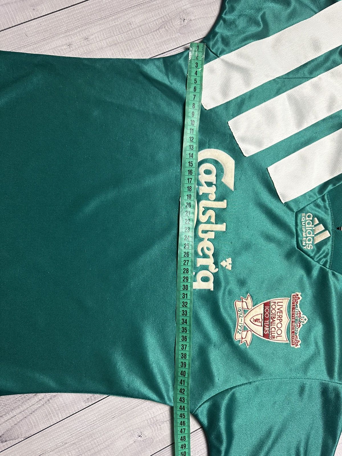Adidas Vintage Liverpool soccer jersey adidas equipment 100 years Size US XS / EU 42 / 0 - 12 Thumbnail