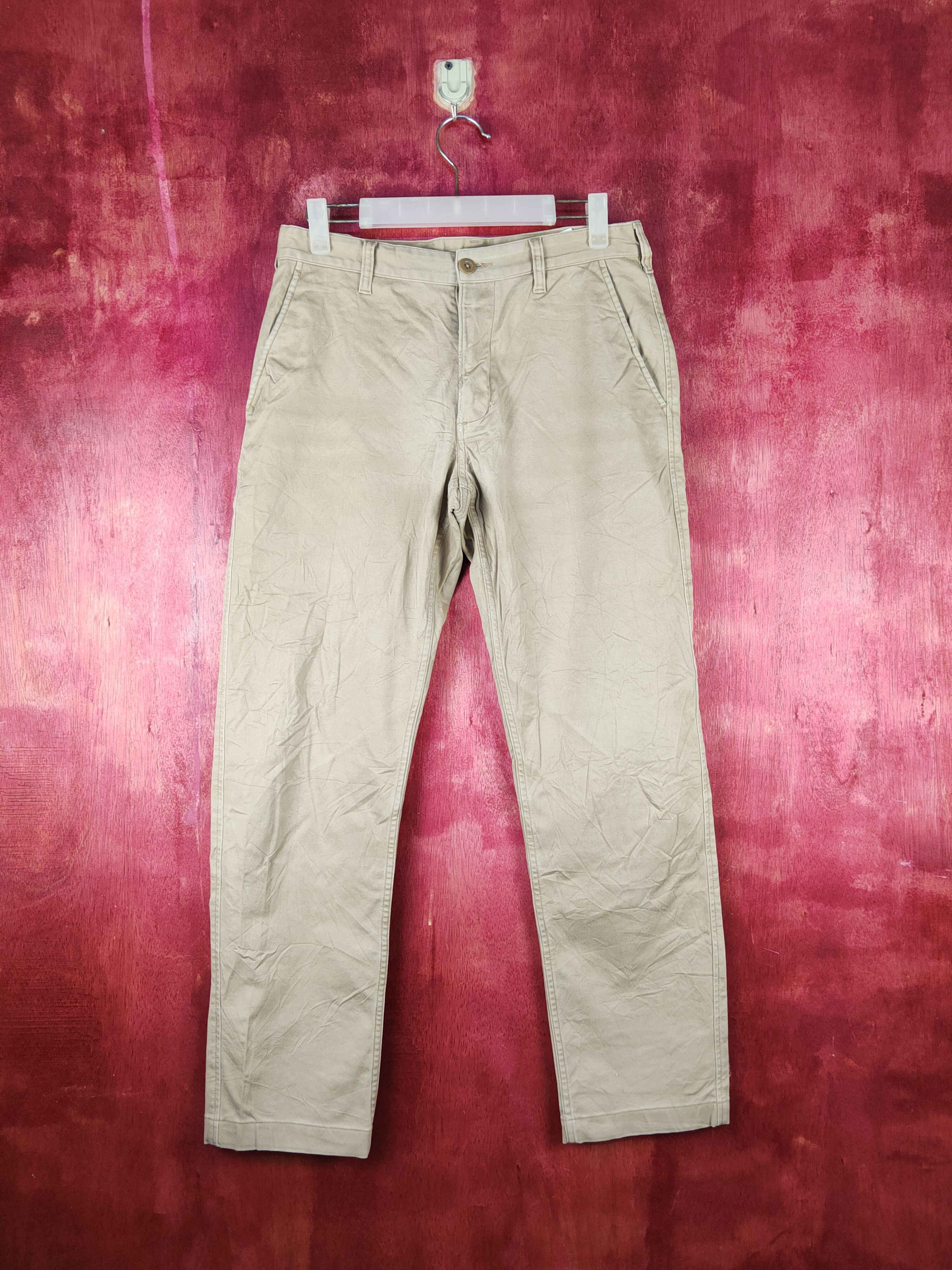 Japanese Brand Uniqlo Beige Multipocket Casual Pants #S1573 Size US 29 - 1 Thumbnail