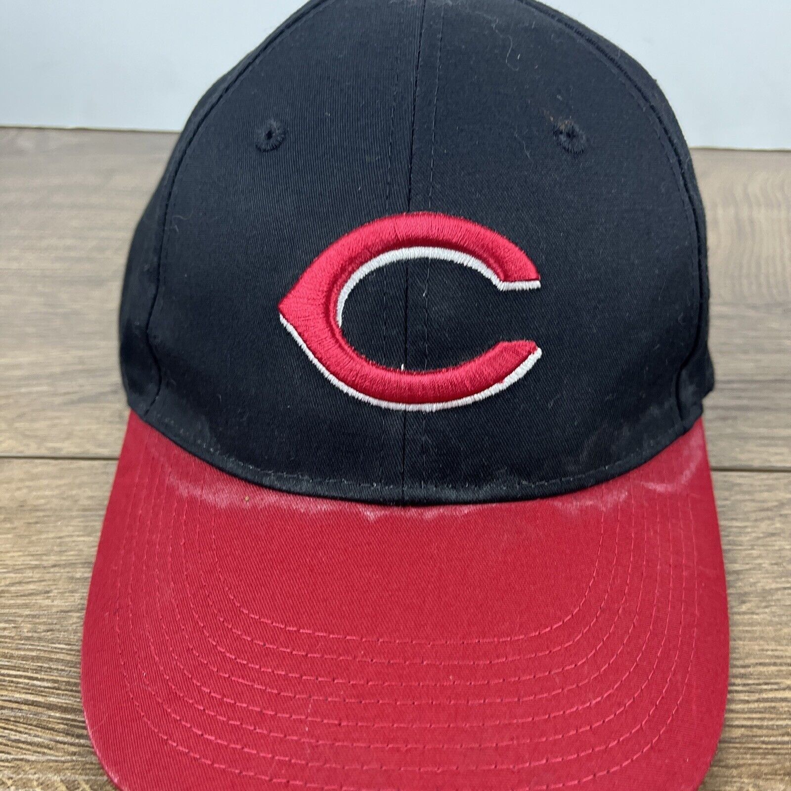 Other Cincinnati Reds MLB Hat Cincy Reds Hat Black Adjustable Adul Size ONE SIZE - 6 Thumbnail