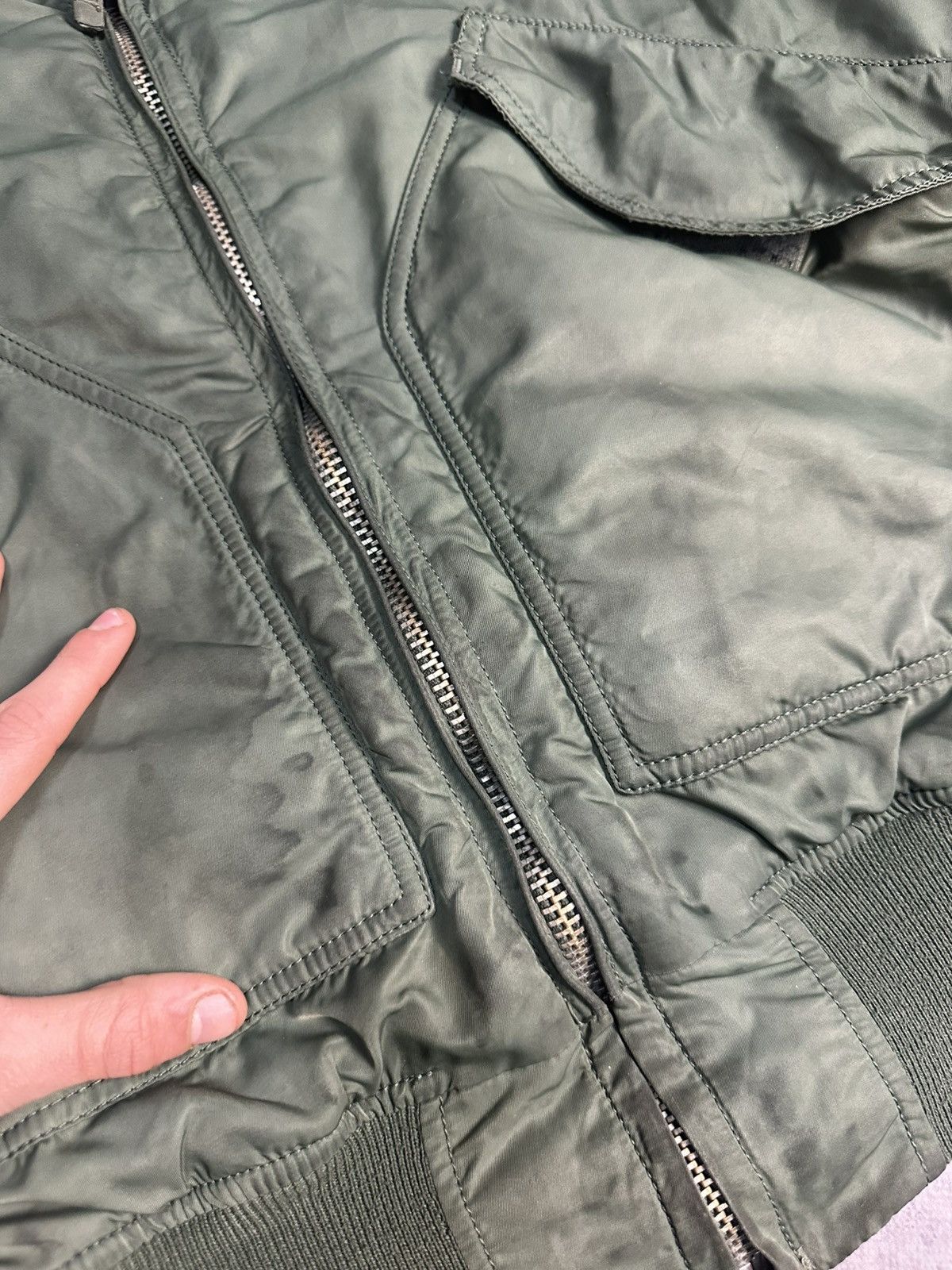 Alpha Industries BOMBER ALPHA INDUSTRIES KHAKI MILITARY M1 JACKET Size US XXL / EU 58 / 5 - 10 Thumbnail