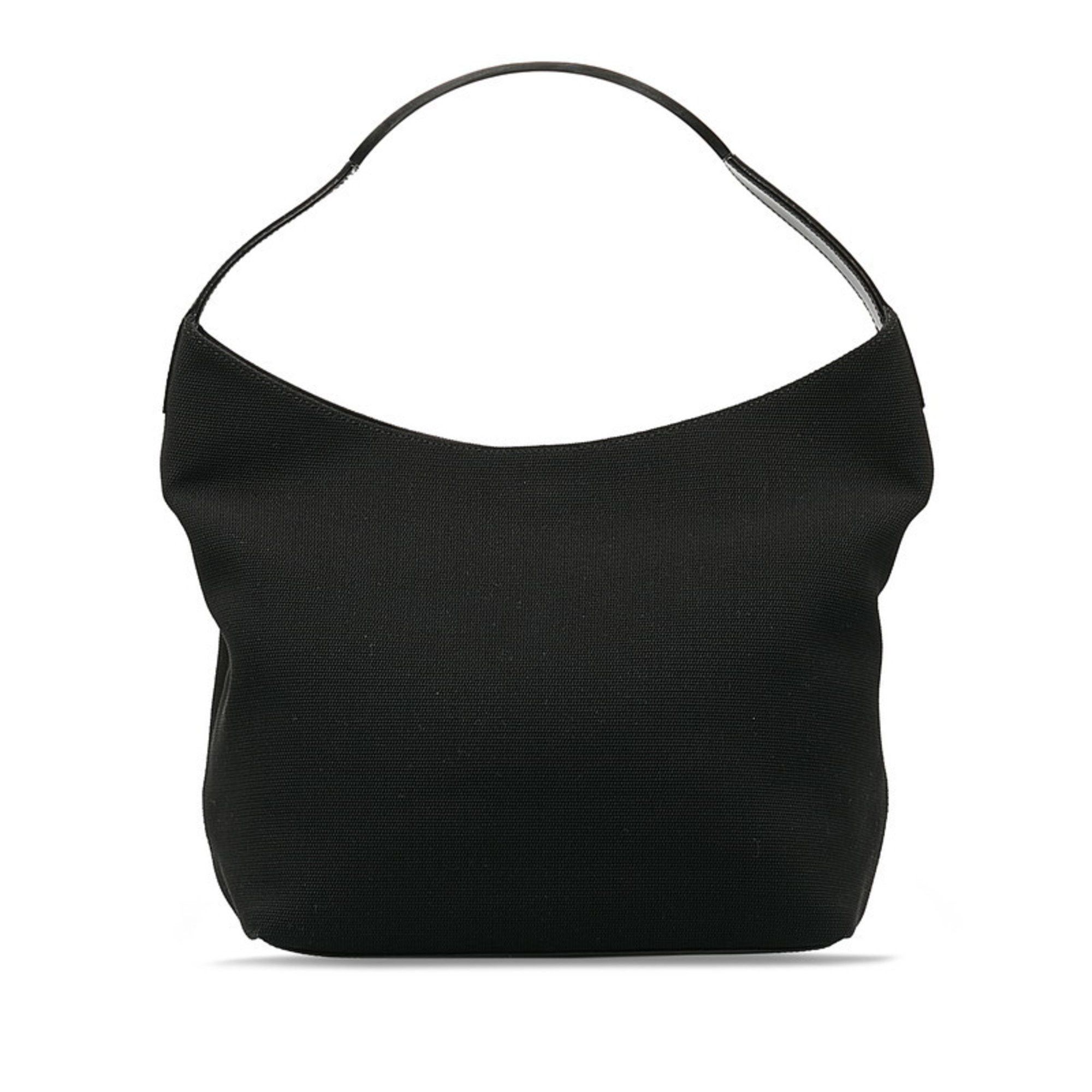 image of Gucci One Shoulder Bag Handbag 0013298 Black Canvas Women's Gucci