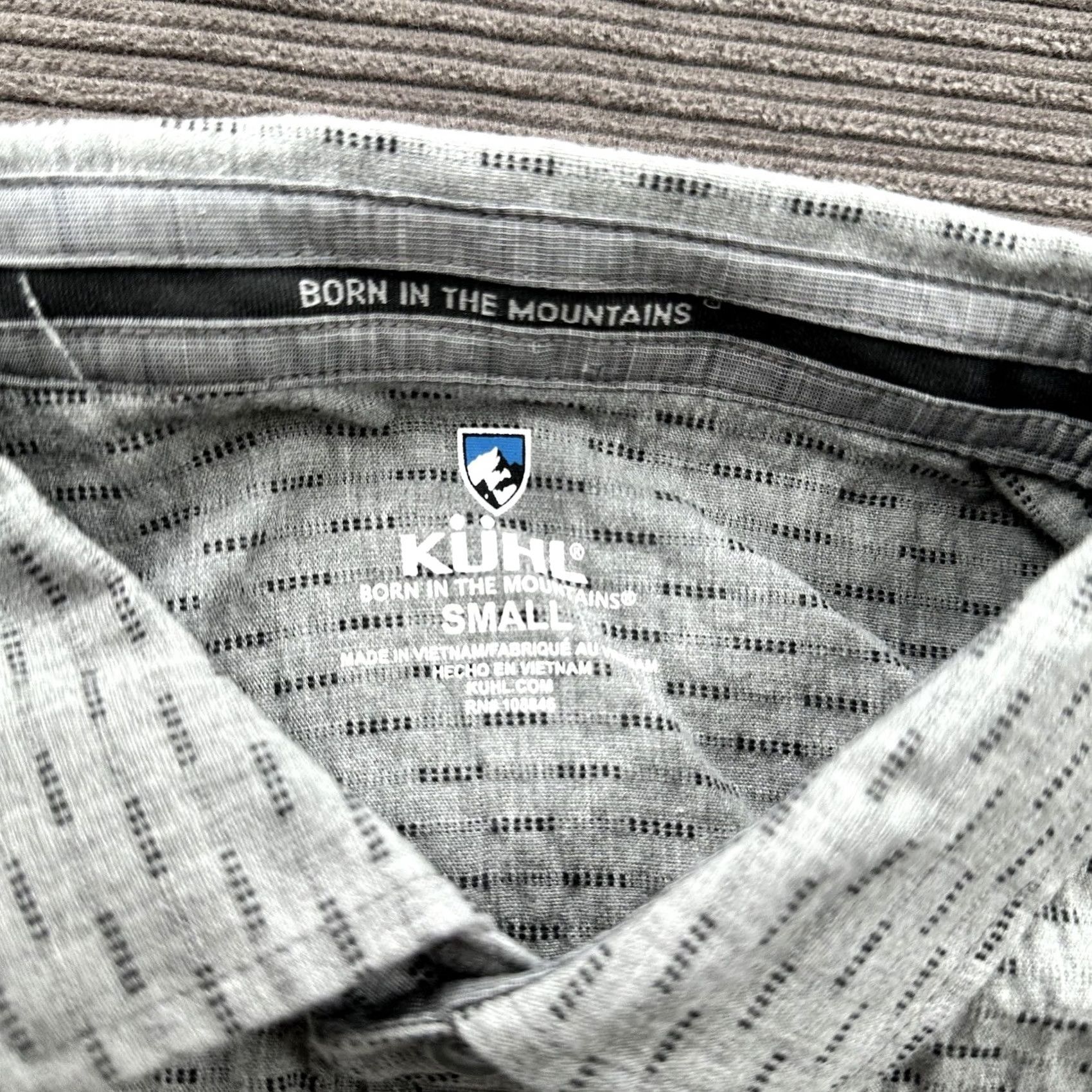 Vintage Kuhl Provok Shirt Men Small Gray Cotton Short Sleeve Outdoors Hiking Fishing Shirt Size US S / EU 44-46 / 1 - 3 Thumbnail