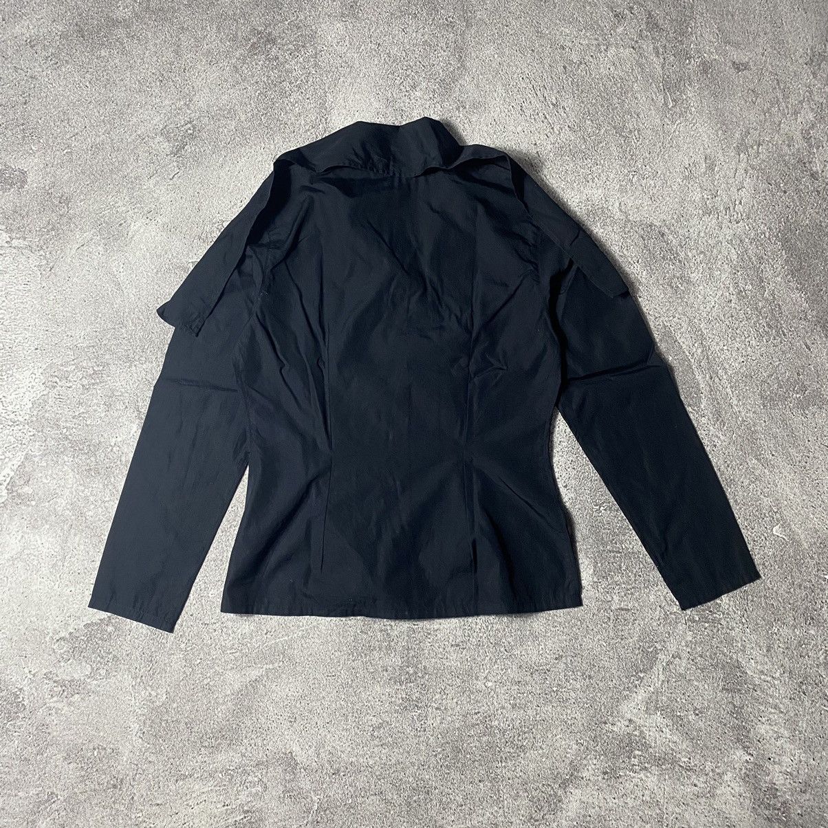 ATSURO TAYAMA × Japanese Brand Atsuro Tayama Black Blouse Size M / US 6-8 / IT 42-44 - 4 Thumbnail