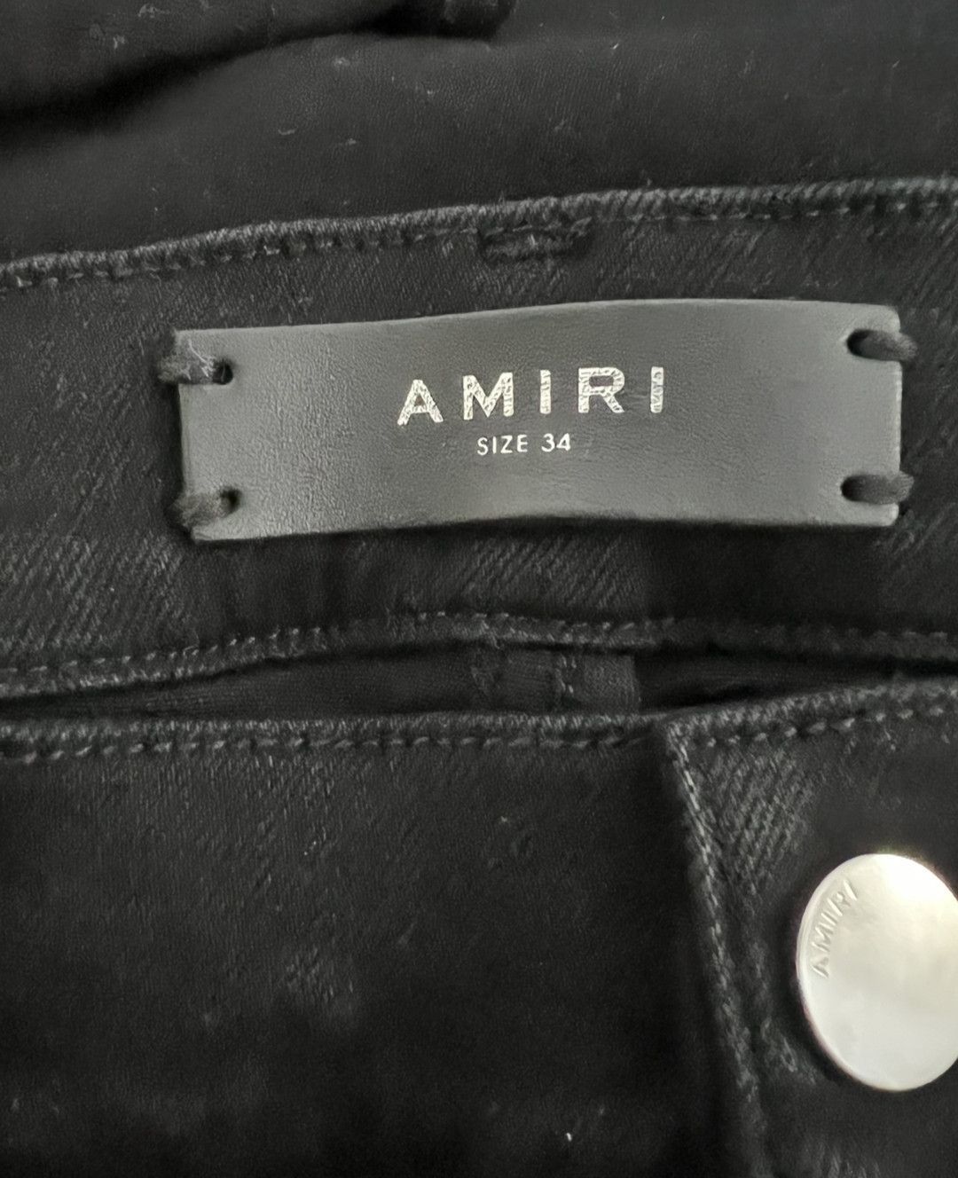 Amiri Amiri 17ss Cashew flower patchwork black jeans-2506 Size US 34 / EU 50 - 4 Thumbnail