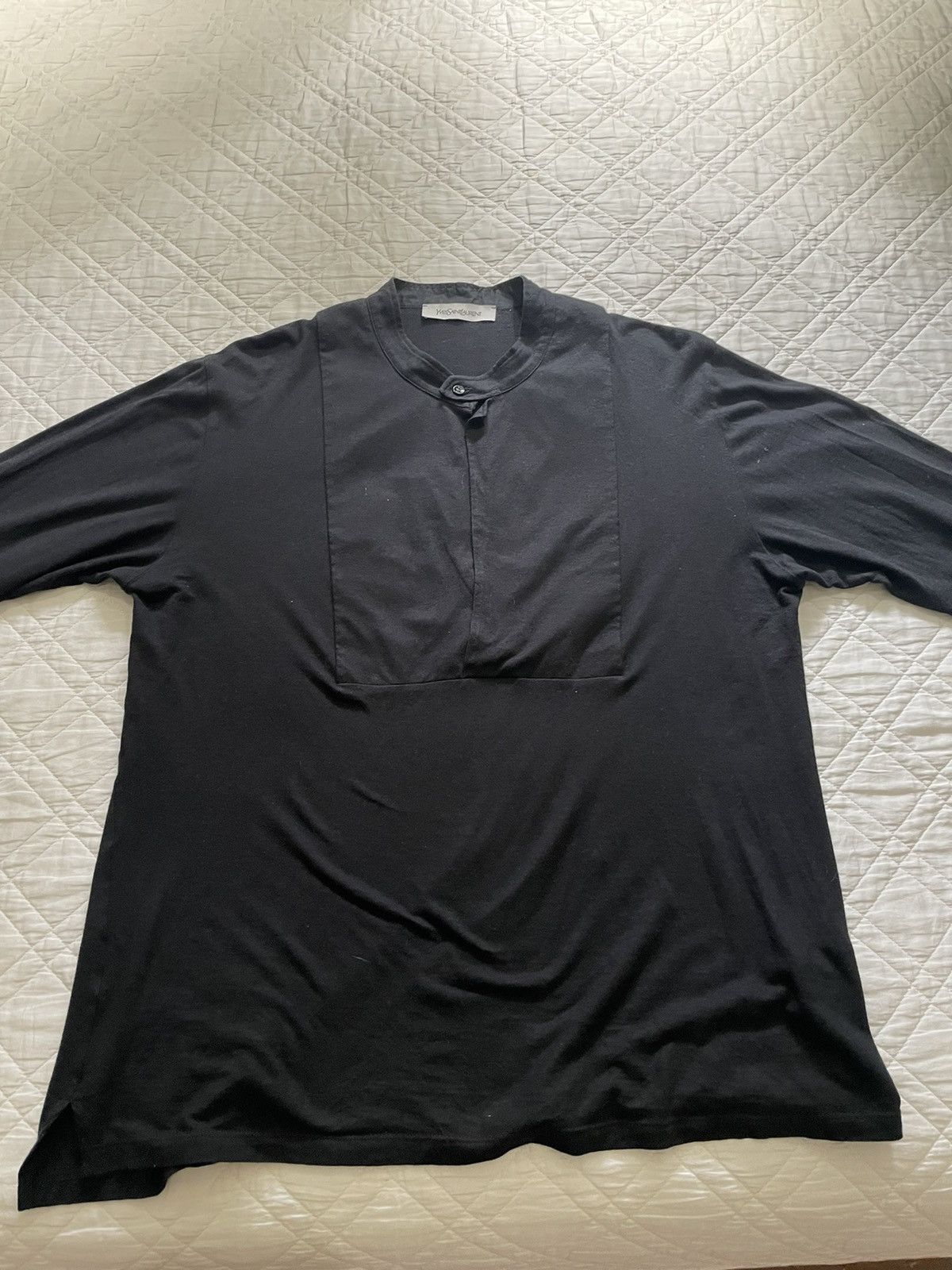 YSL mandarin collar shirt