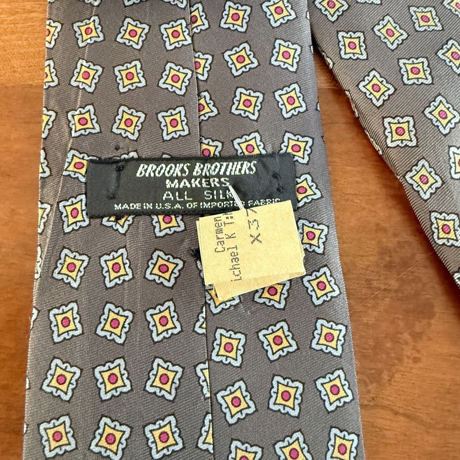 Brooks Brothers Brooks Brothers Makers Geometric Silk Men's Tie Size ONE SIZE - 2 Thumbnail