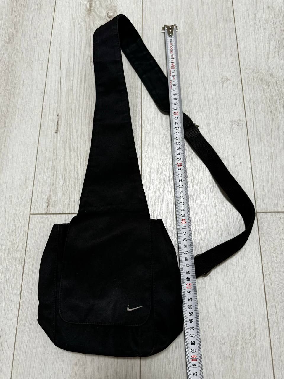 Nike 00s Nike Vintage Basic Logo Black Small Sling Bag Size ONE SIZE - 18 Thumbnail