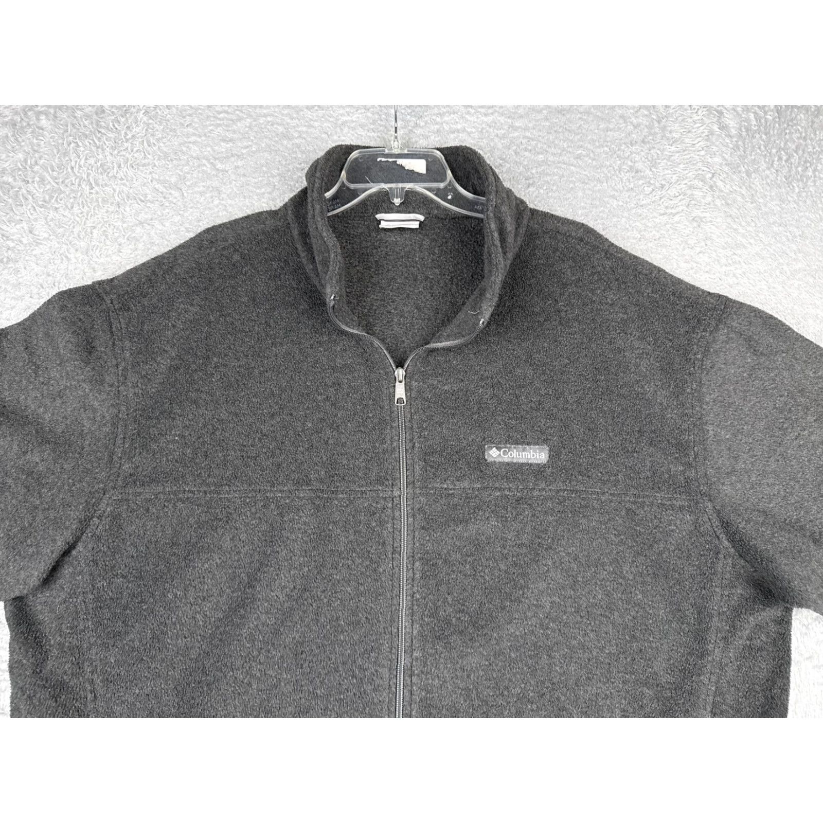Vintage Columbia Jacket Womens 3X Gray Fleece Full Zip Collared Pockets Outdoor Warm Size XXL / US 16-18 / IT 52-54 - 4 Thumbnail