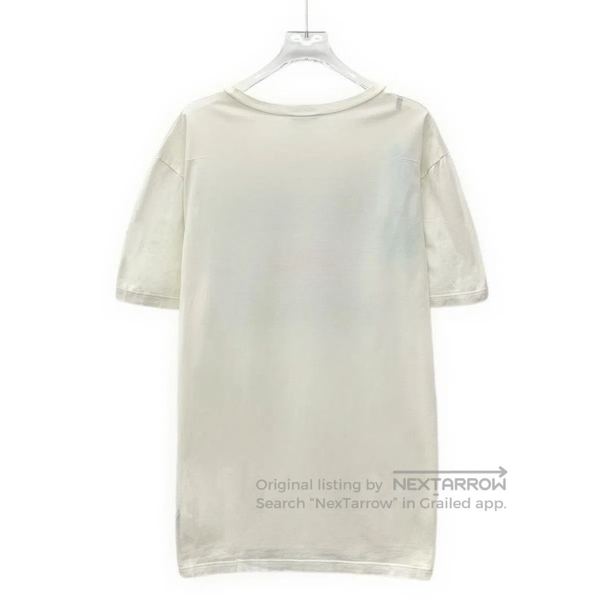 Dior White Short Sleeve Graphic Print T. Size US XL / EU 56 / 4 - 2 Thumbnail