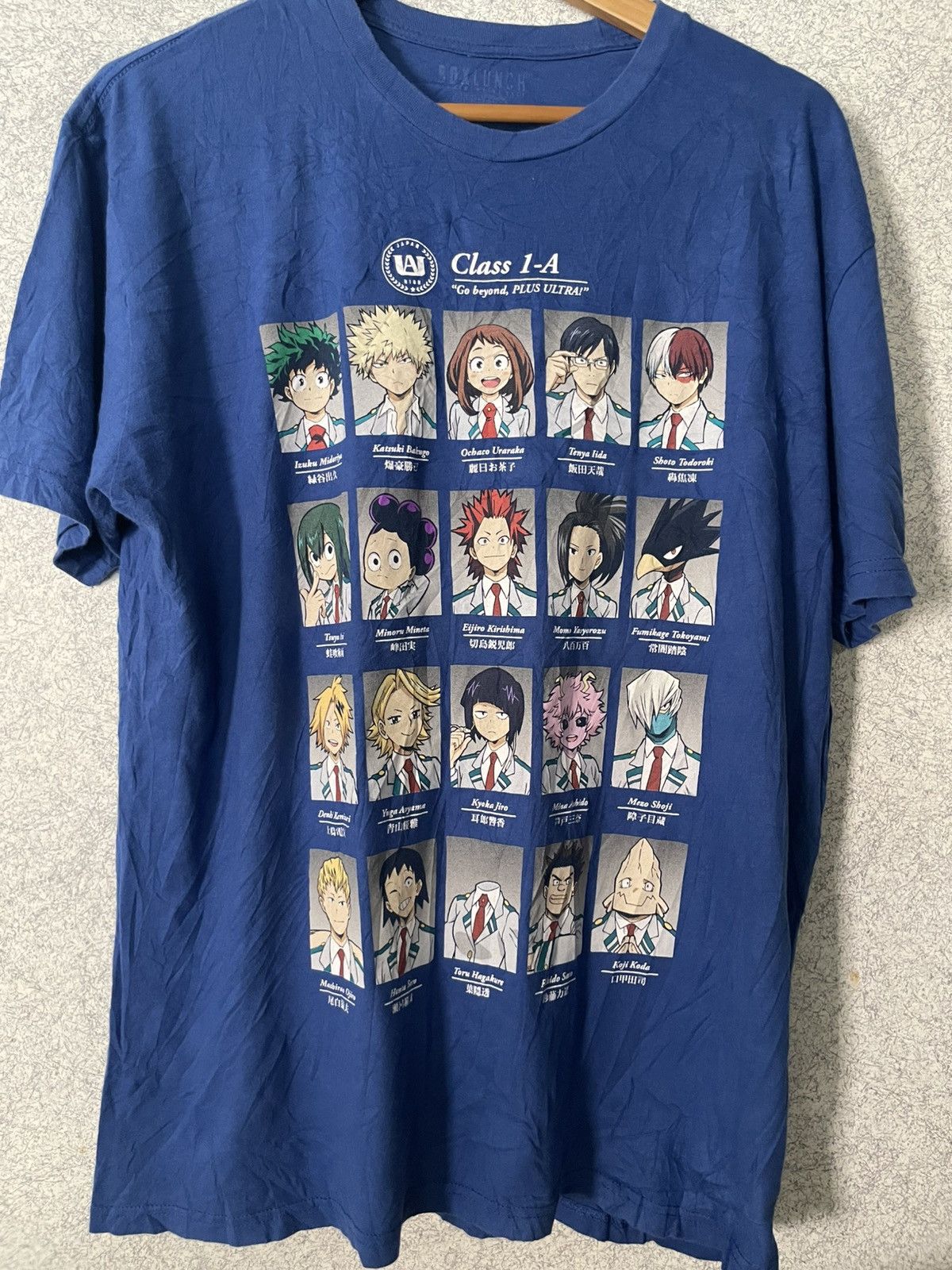 My Hero Academia Class 1-A Blue Shirt