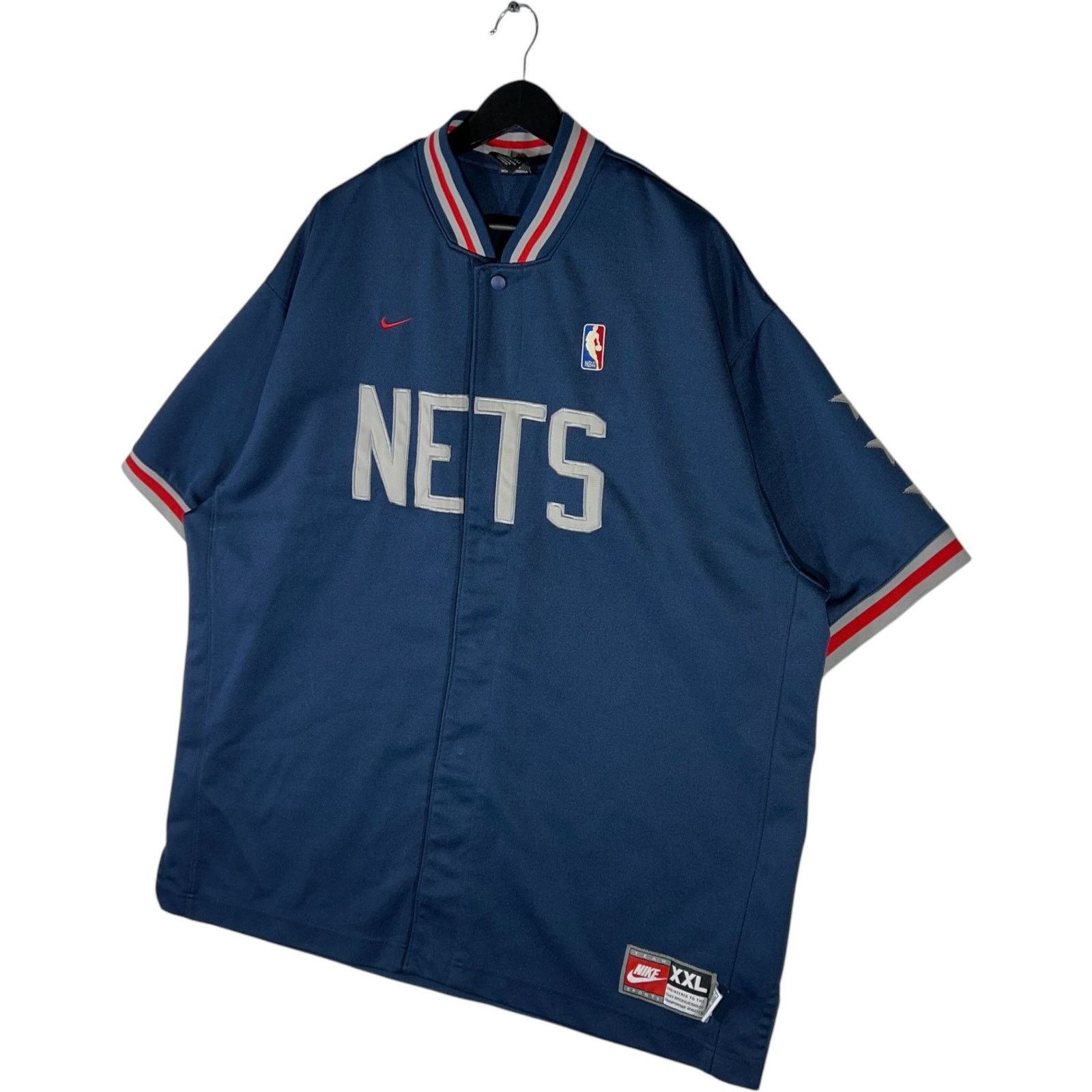Nike Nike Team New Jersey Nets NBA Warm Up Jersey Size US XXL / EU 58 / 5 - 3 Thumbnail