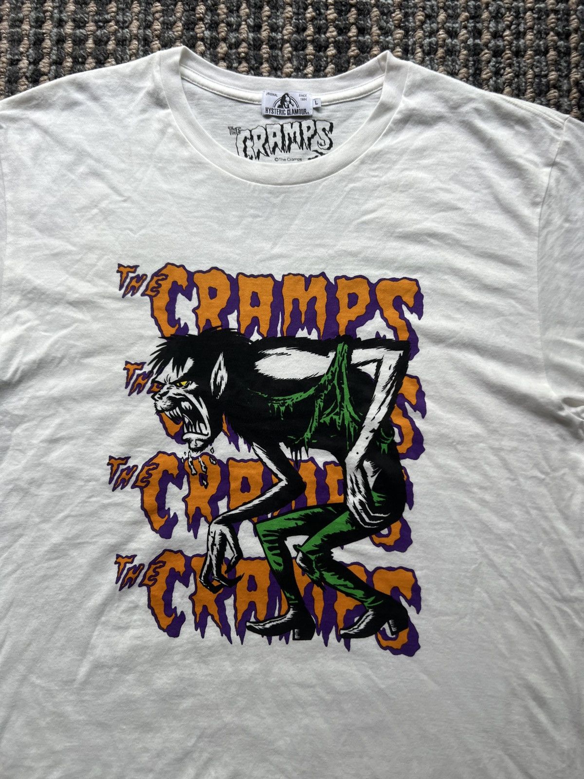 Hysteric Glamour Hysteric Glamour The Cramps Rare Tee Y2K Size US L / EU 52-54 / 3 - 3 Thumbnail