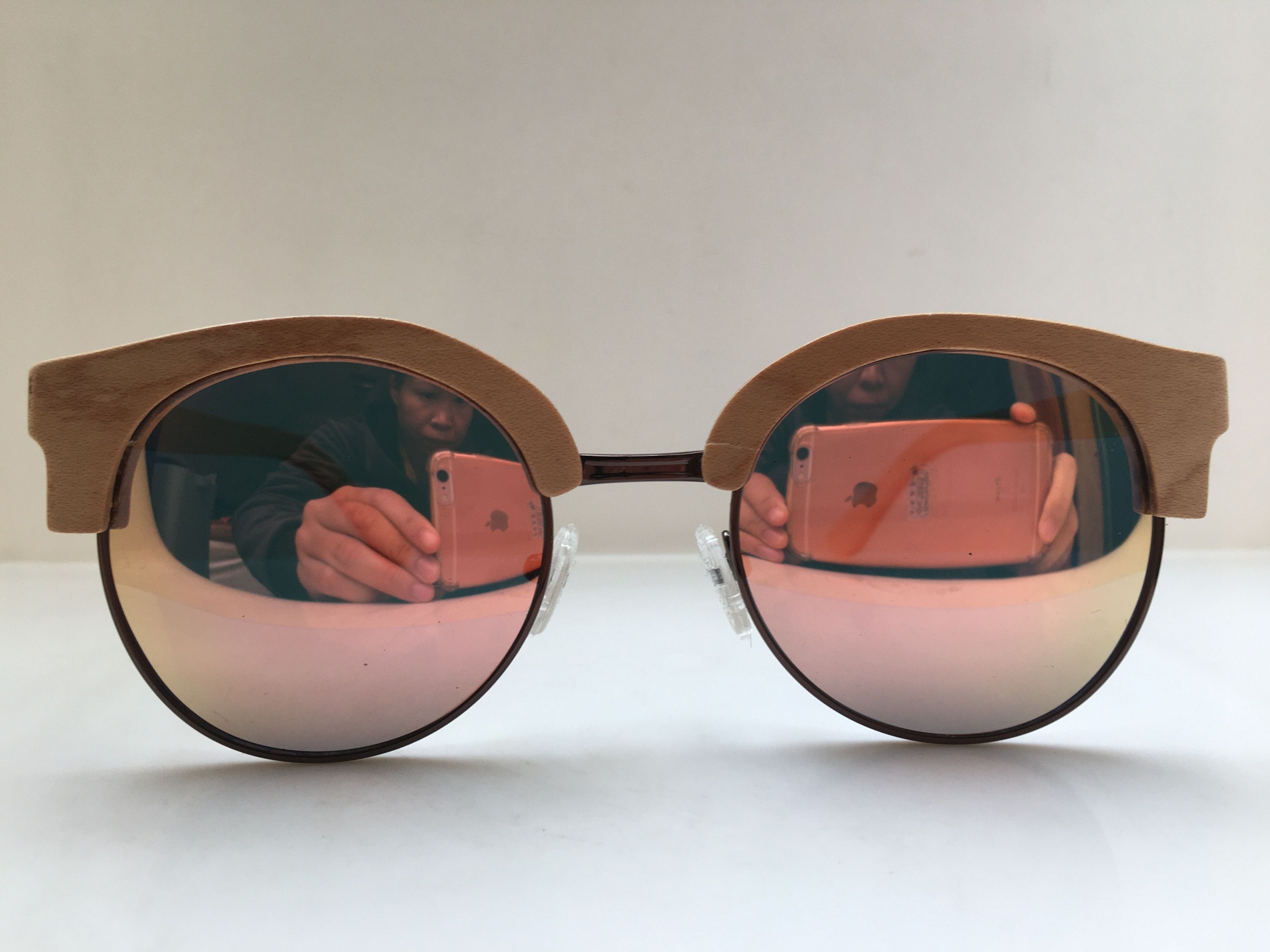 Other Mod Malcolm X Genuine Wood Sunglasses Frame Size ONE SIZE - 1 Thumbnail