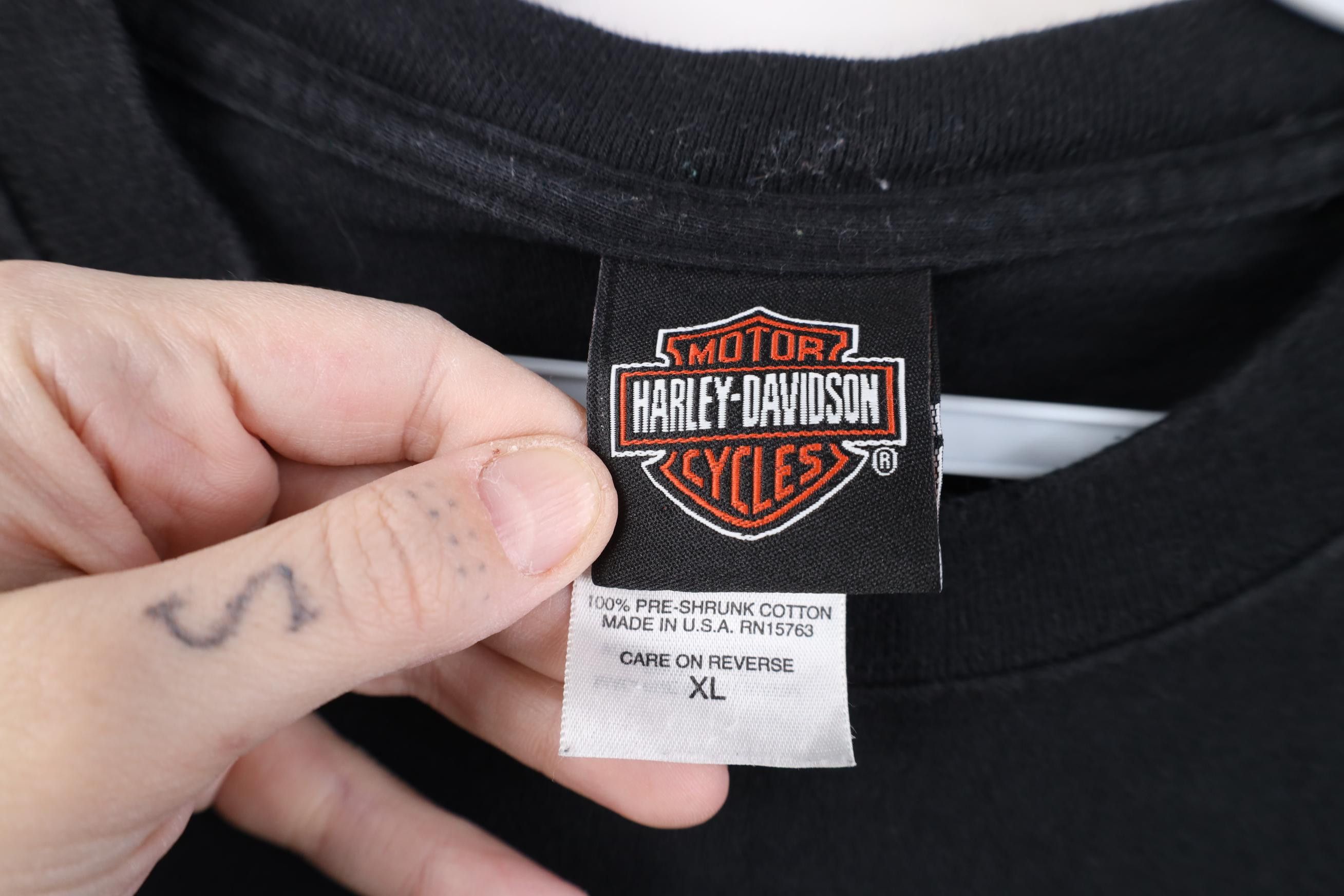 Harley Davidson Vintage Y2K Harley Davidson 2009 York Open House T-Shirt Size US XL / EU 56 / 4 - 8 Thumbnail