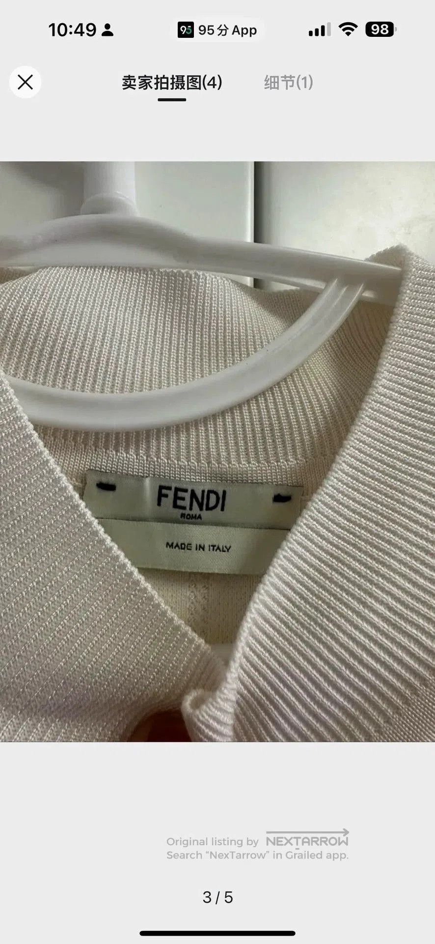 Fendi fendi ff logo high neck sweater. Size US M / EU 48-50 / 2 - 3 Thumbnail