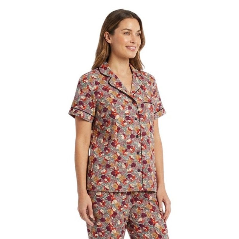 Jockey Jockey Floral Soft Touch Luxe Pajama Top, L Size ONE SIZE - 1 Thumbnail
