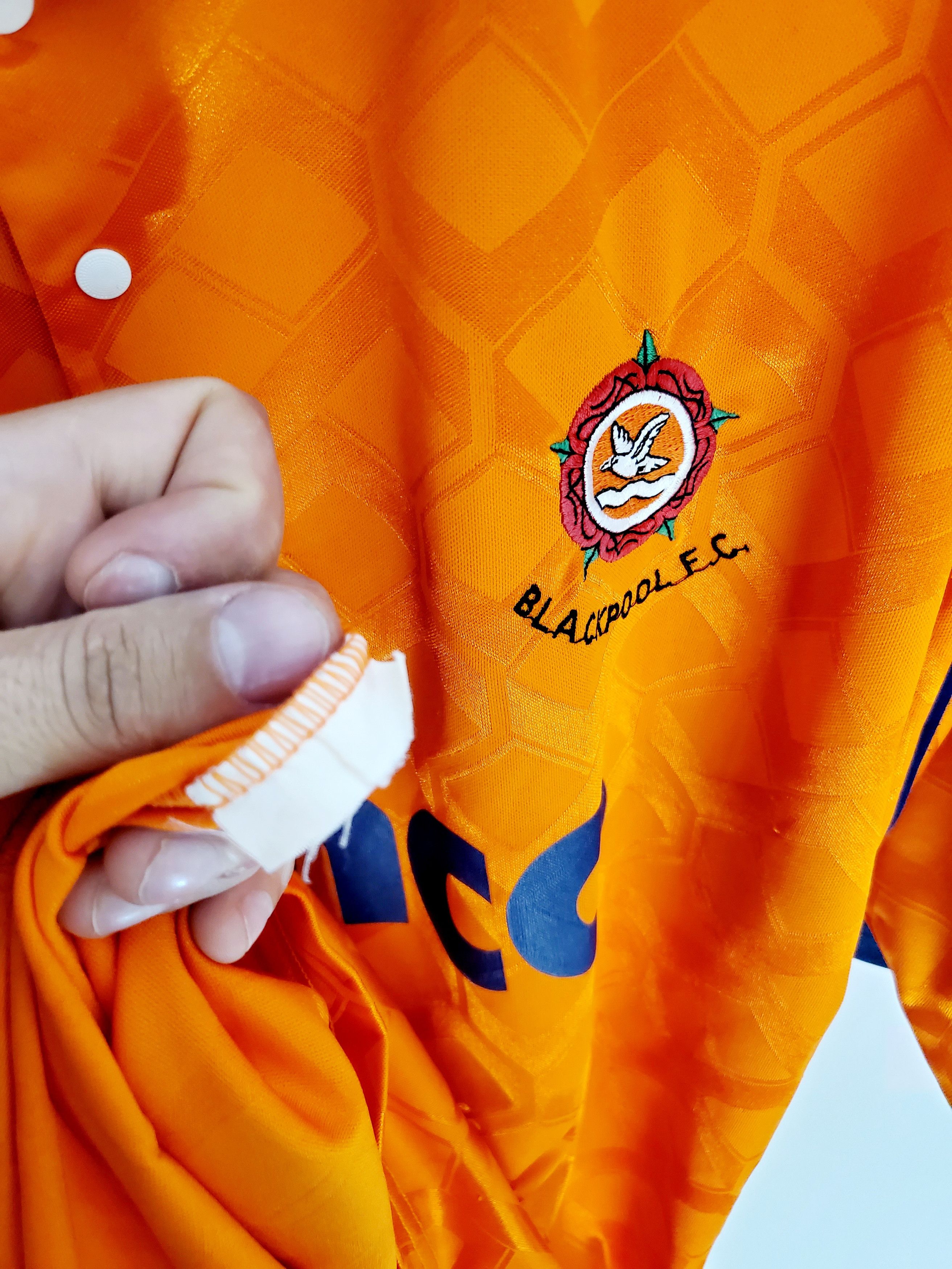 Vintage Blackpool FC 1991 1992 1993 Gola home jersey vintage M Size US M / EU 48-50 / 2 - 5 Thumbnail