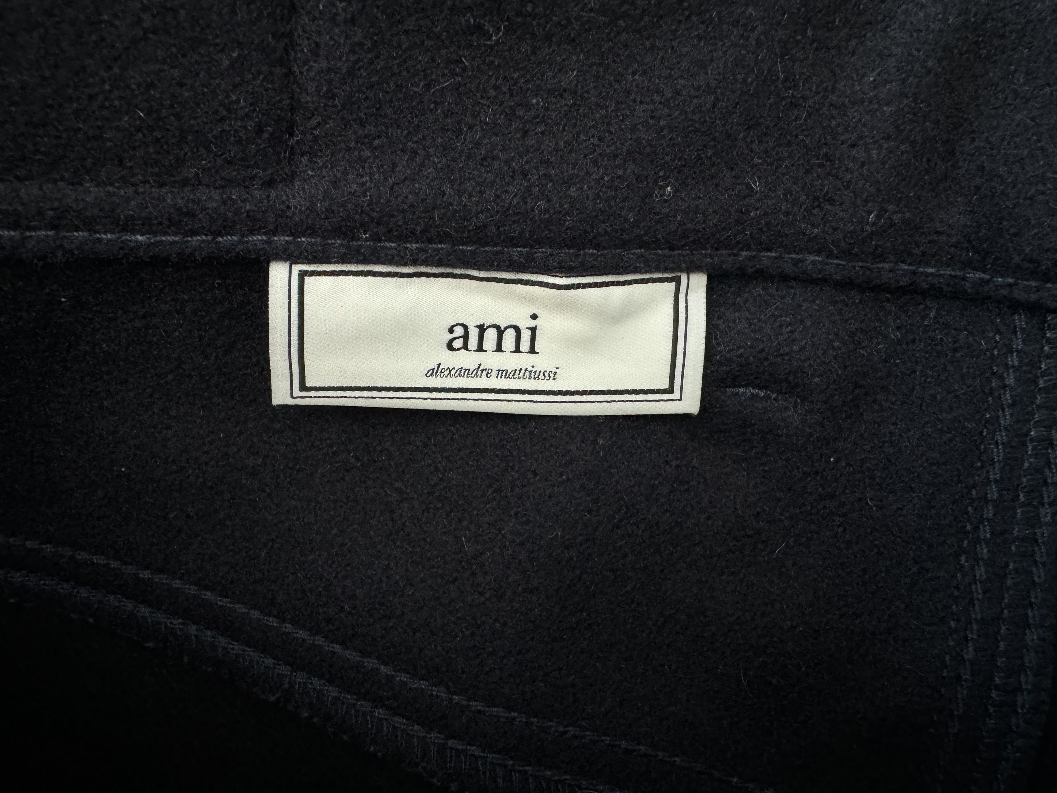 AMI AMI Alexandre Mattiussi Drop Crotch Wool Trousers Size US 27 - 4 Thumbnail