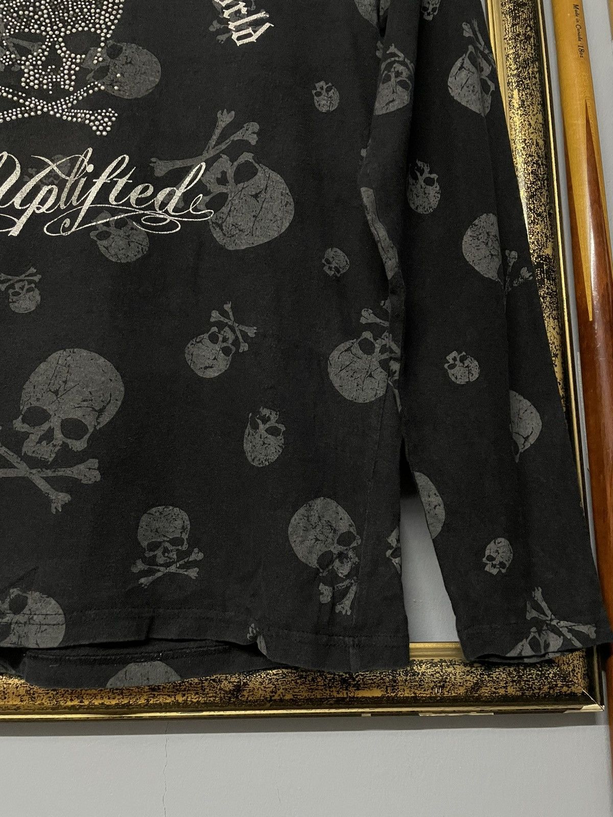 Designer × Japanese Brand × Vintage Vintage 1990s Japan Designer Gang Brister Fullprint Skull Size US M / EU 48-50 / 2 - 6 Thumbnail