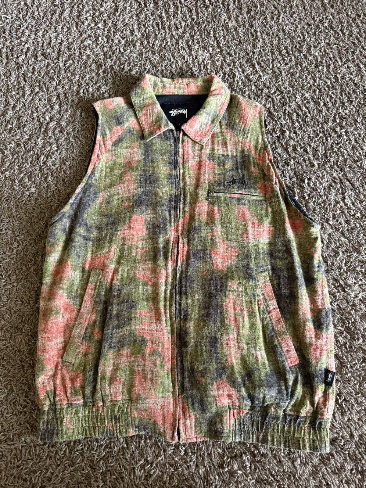 Stussy Stüssy vintage camo vest Size US S / EU 44-46 / 1 - 1 Thumbnail