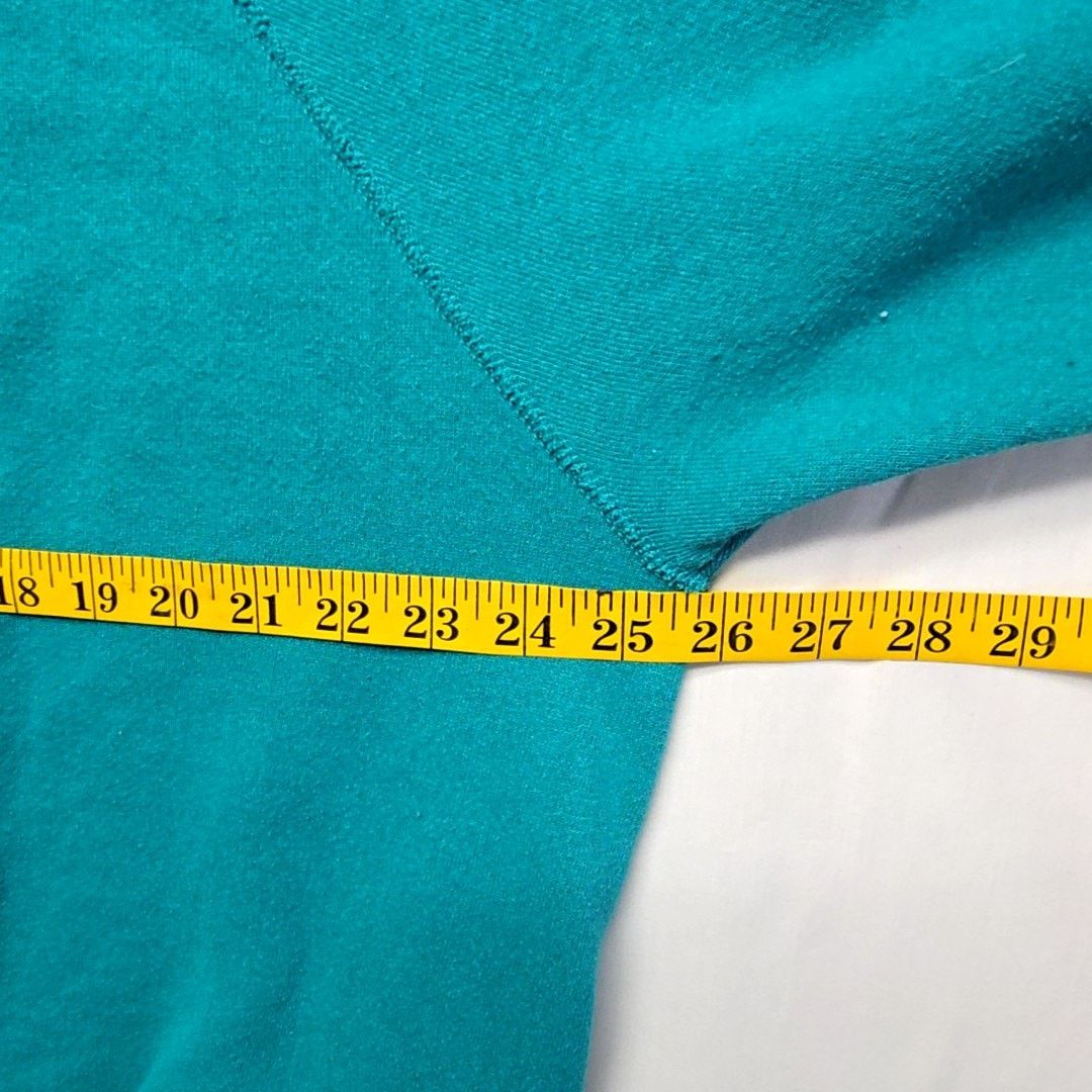 Tultex Vintage Blank Tultex Sweatshirt Teal 90s X-Large XL Crewneck Size US XL / EU 56 / 4 - 8 Thumbnail