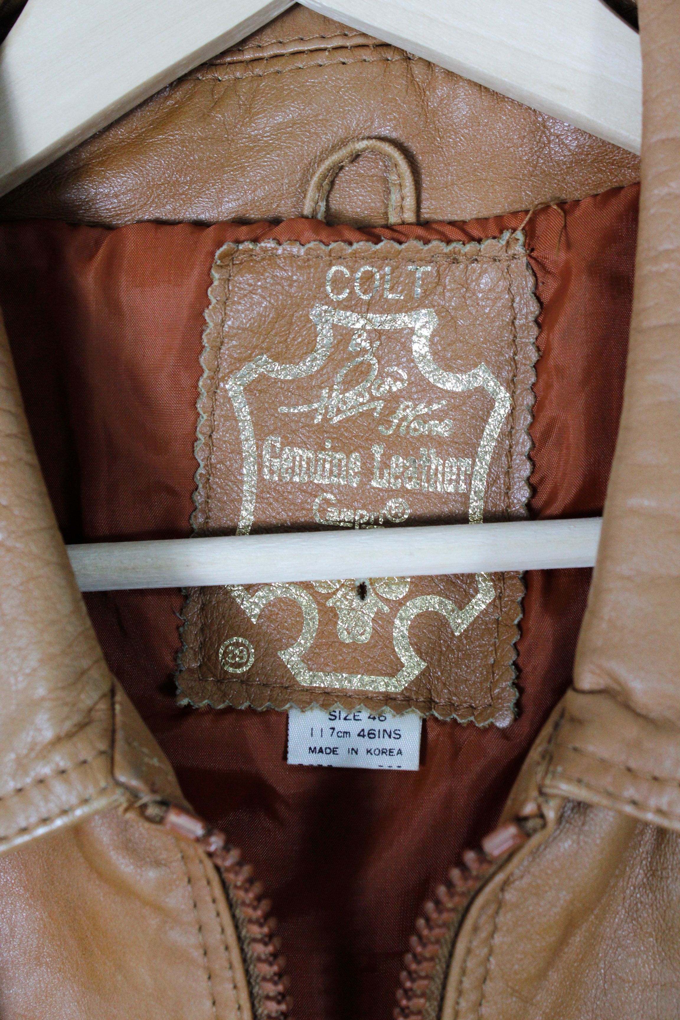 Vintage Vintage Campri Colt Leather Biker Jacket 80s NZ Size US S / EU 44-46 / 1 - 10 Thumbnail