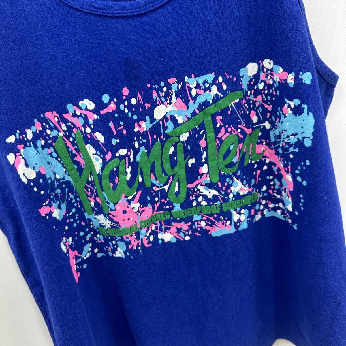 Hang Ten Vintage 90s Hang Ten Painted tank top y2k hype Hawaii surf Size US L / EU 52-54 / 3 - 5 Thumbnail
