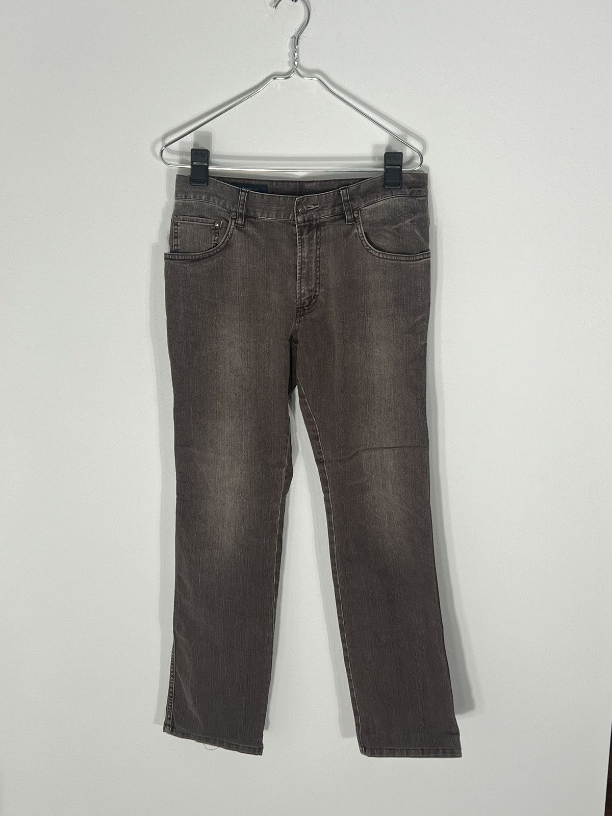 Ermenegildo Zegna Ermenegildo Zegna Sport Brown Denim Jeans Slim Fit Size US 32 / EU 48 - 1 Thumbnail