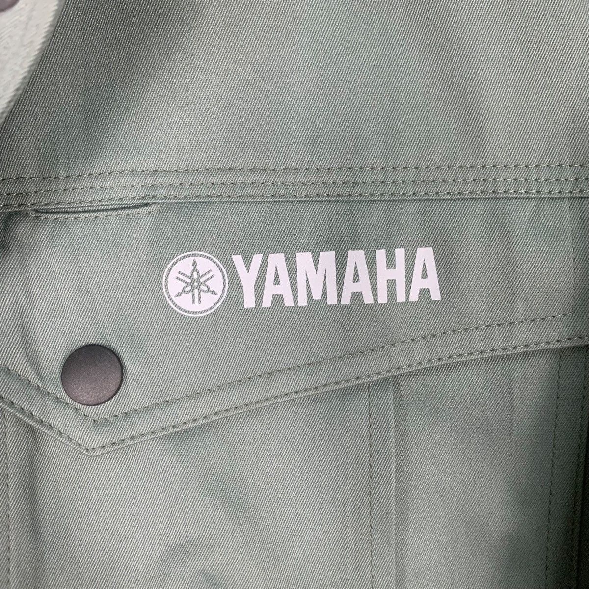 Japanese Brand YAMAHA Work Uniform Jacket Light Green #1261-C57 Size US L / EU 52-54 / 3 - 16 Thumbnail