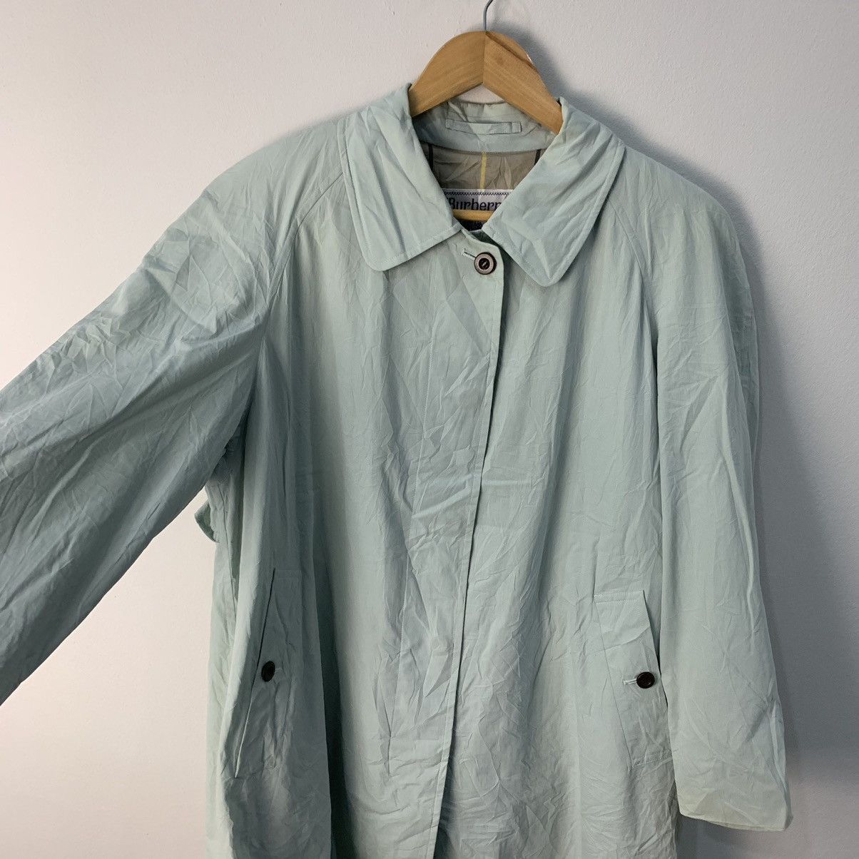 Burberry × Vintage Vintage Burberry's Trench Coat / Long Jacket Nova Check Size US L / EU 52-54 / 3 - 3 Thumbnail