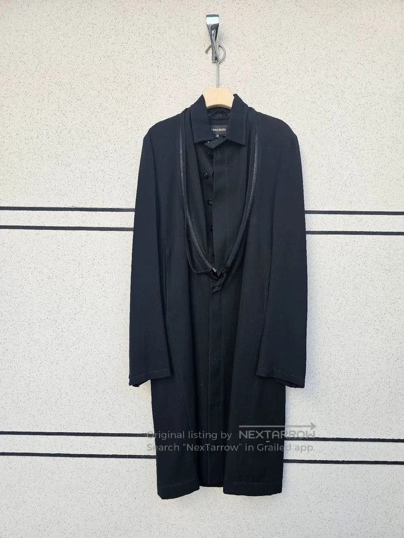 Ann Demeulemeester Ann Demeulemeester Men's Wool Trench Coat. Size US L / EU 52-54 / 3 - 2 Thumbnail