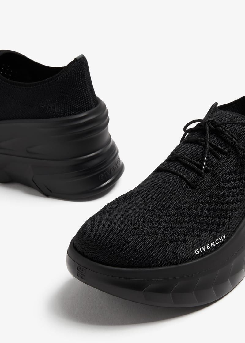 Givenchy o1w1db10525 Marshmallow Wedge Sneakers in Black Size US 8 / IT 38 - 4 Thumbnail