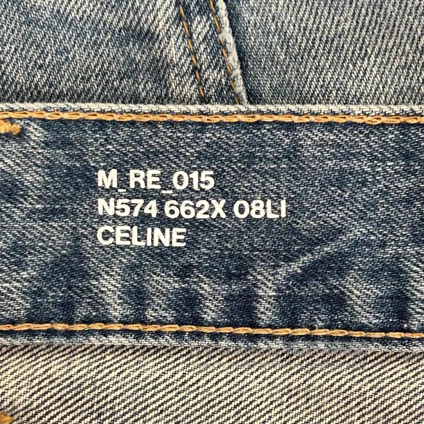 Celine Blue Distressed Denim Jeans. Size US 32 / EU 48 - 3 Thumbnail
