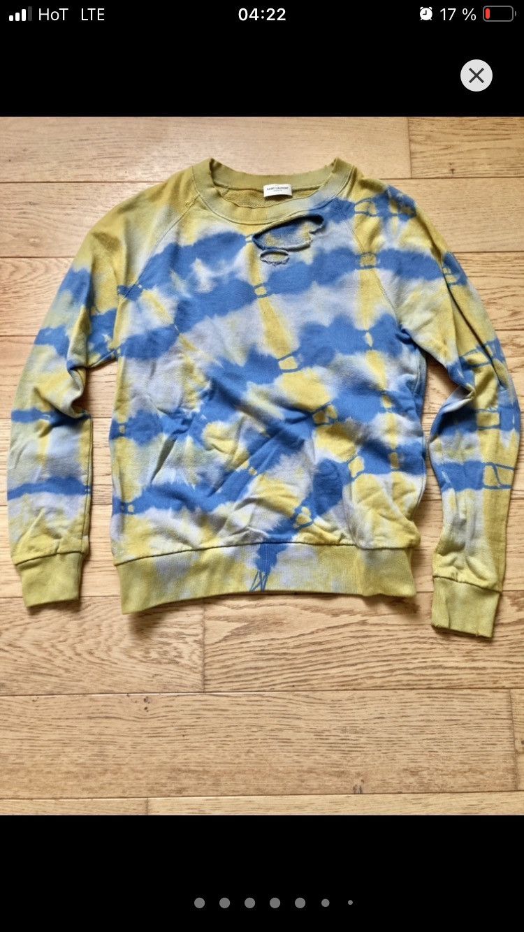Yves saint laurent tie dye sweatshirt sales