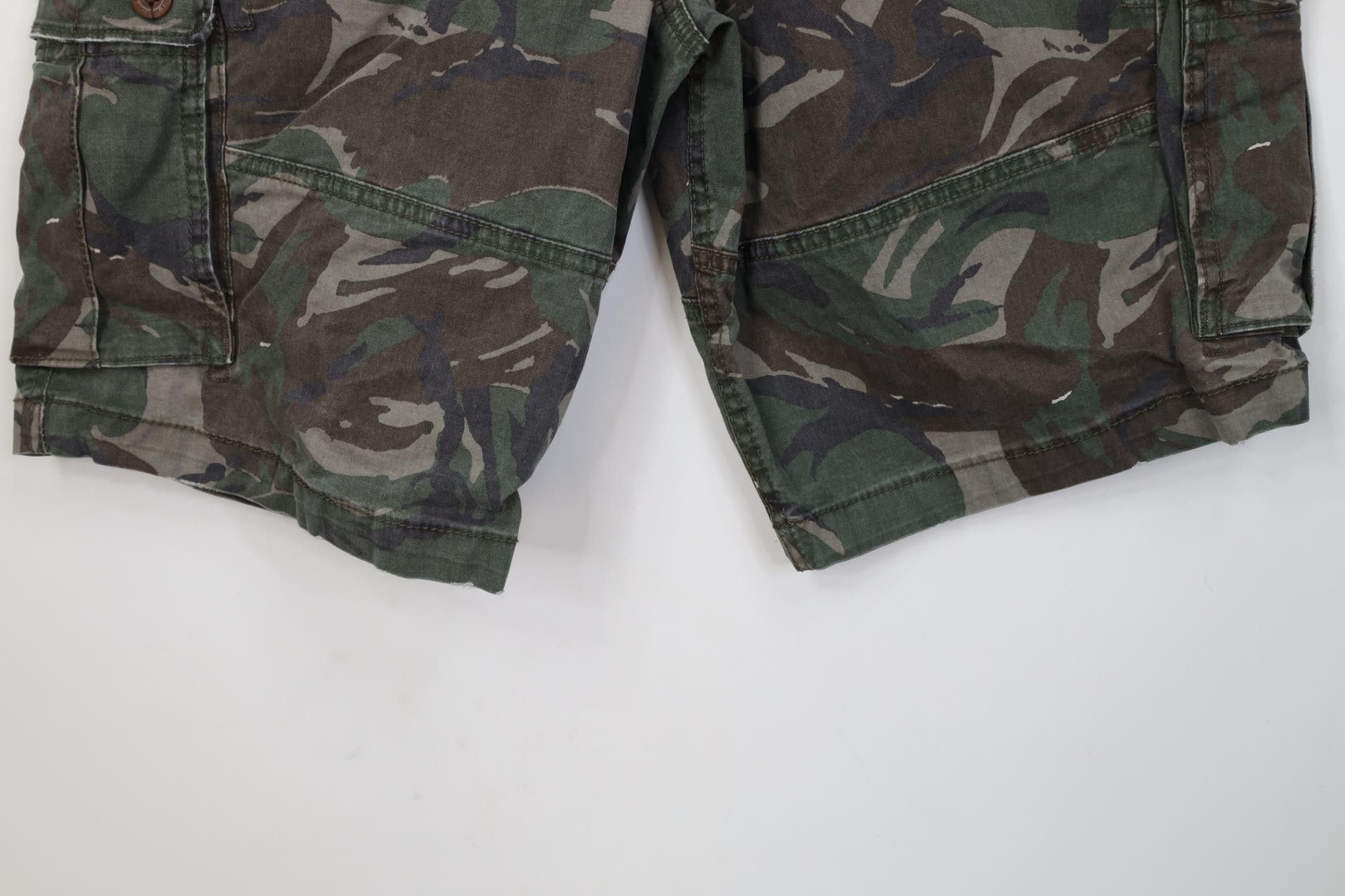 American Eagle Outfitters Vintage Y2K American Eagle Outfitters Heavy Cargo Shorts Size US 33 - 11 Thumbnail