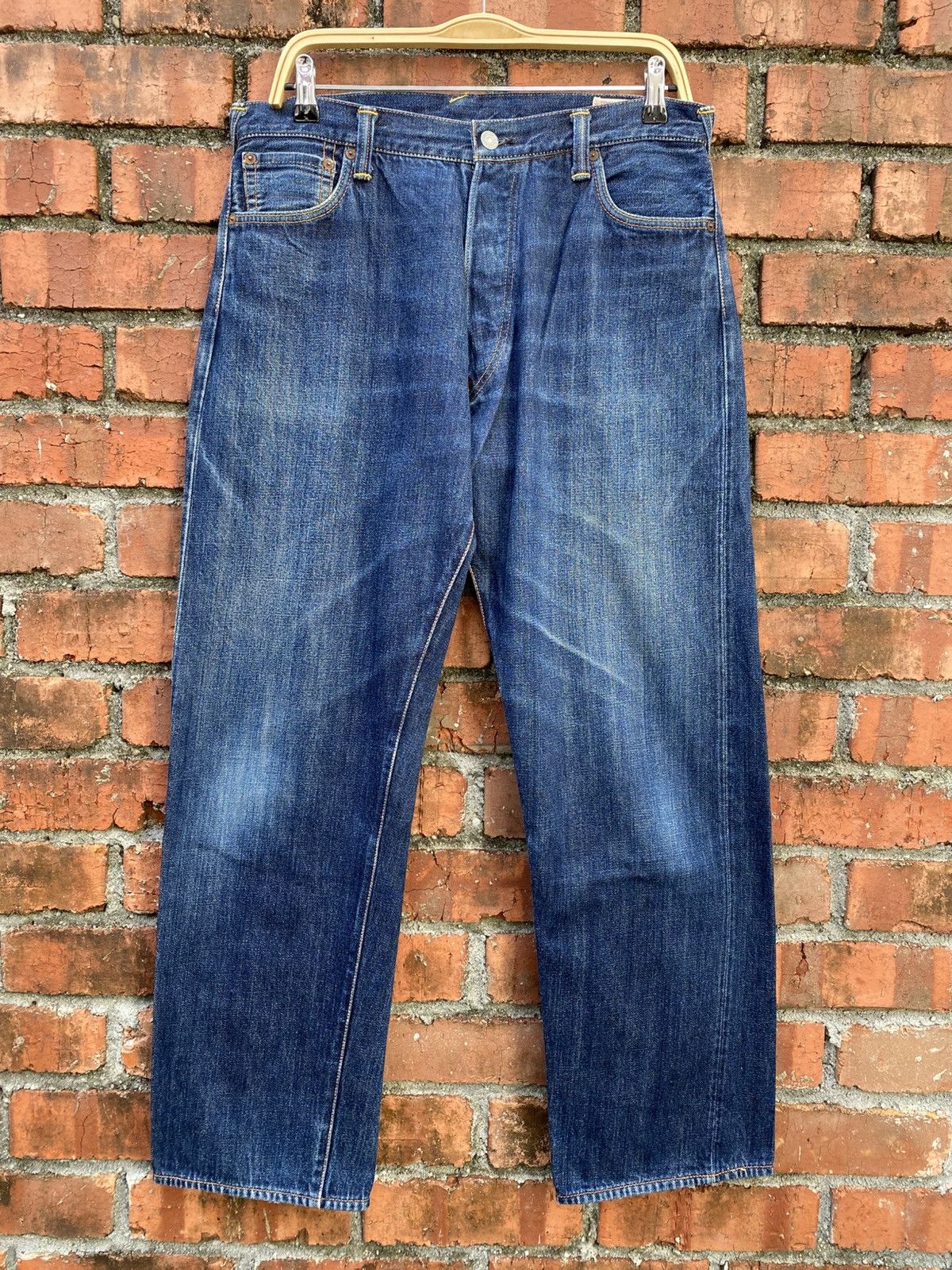 Japanese Brand W34x30 Vintage evisu yamane redline made in JAPAN Size US 34 / EU 50 - 1 Thumbnail