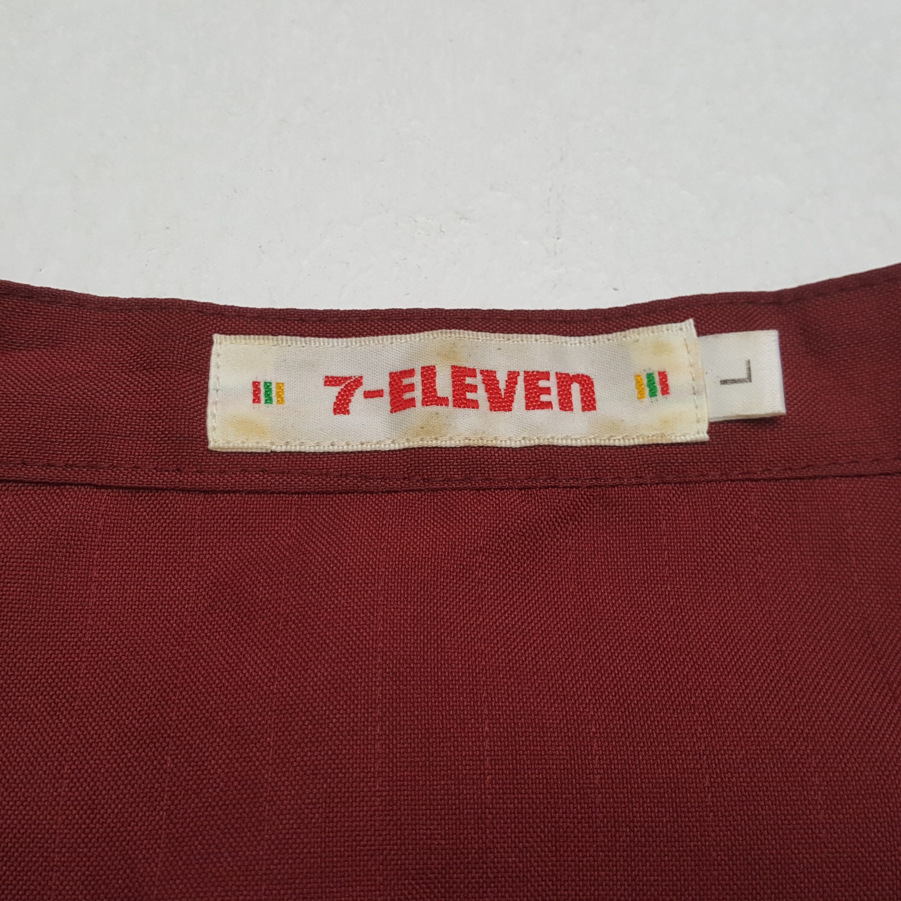 Vintage 7 Eleven Workwear Uniform Shirt Jacket RR15 Size US L / EU 52-54 / 3 - 5 Thumbnail